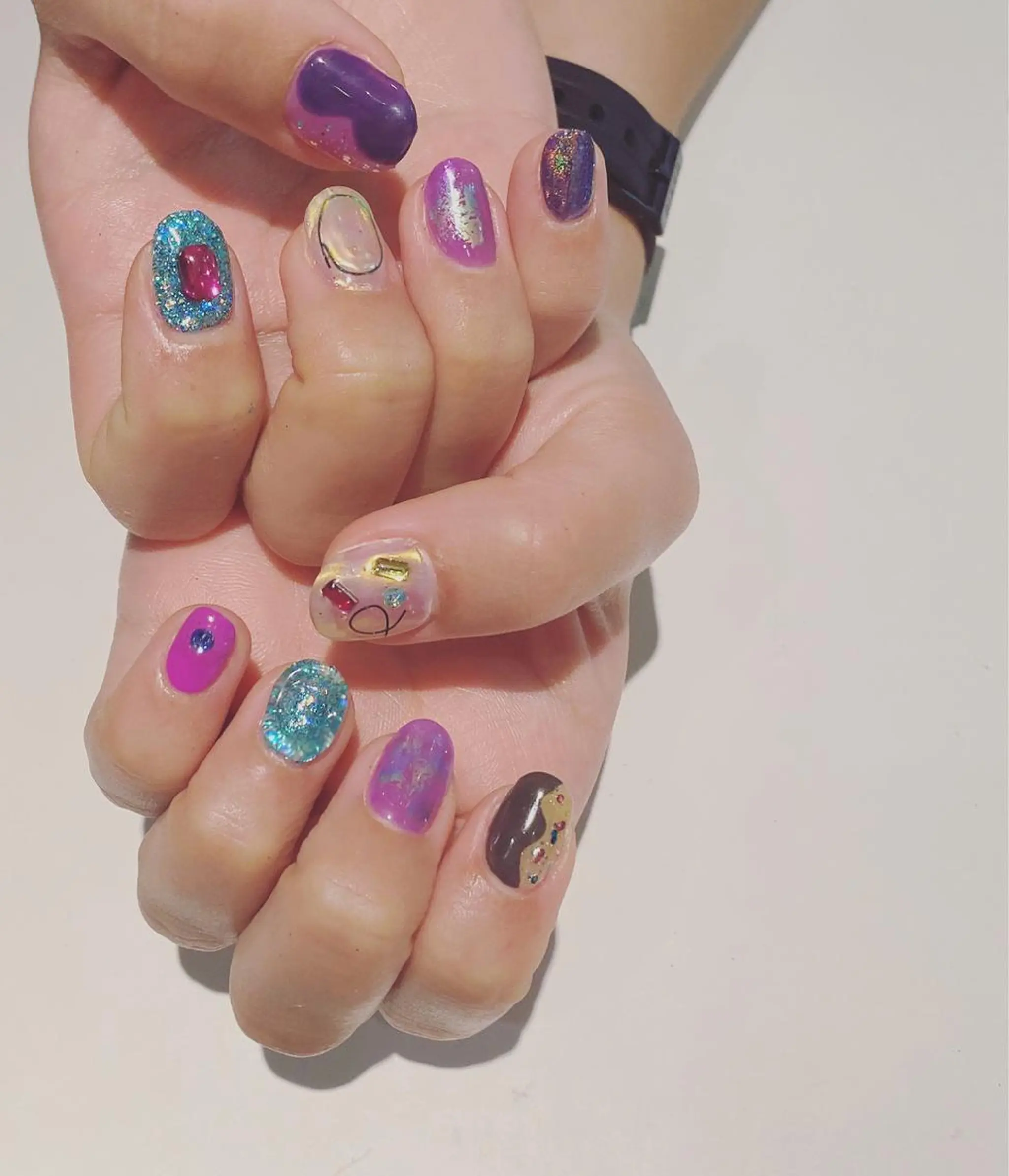 ネイル ハンドネイル Nail Salon Coffret西中島店所属・coffret　酒井 萌のネイルデザイン