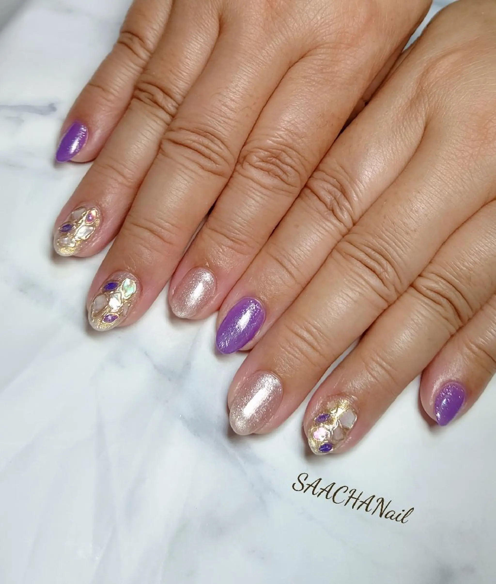 ネイル ハンドネイル SAACHANail  のネイルデザイン