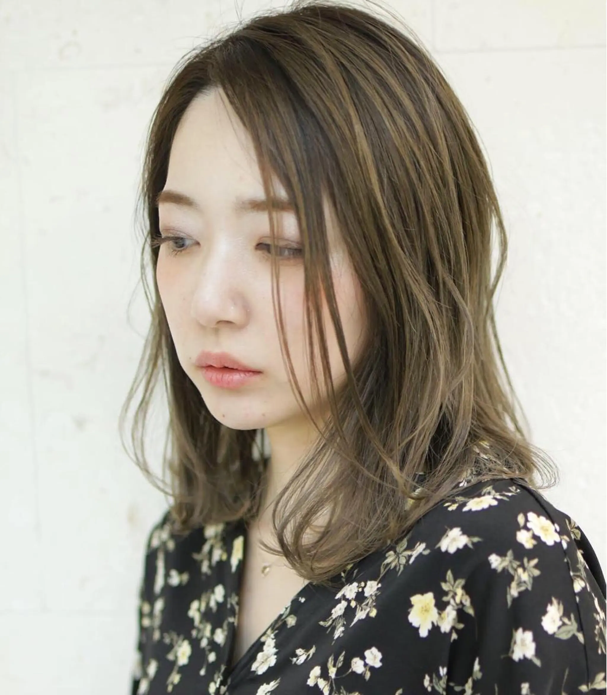 ミディアム 斉藤 貴也のヘアスタイル