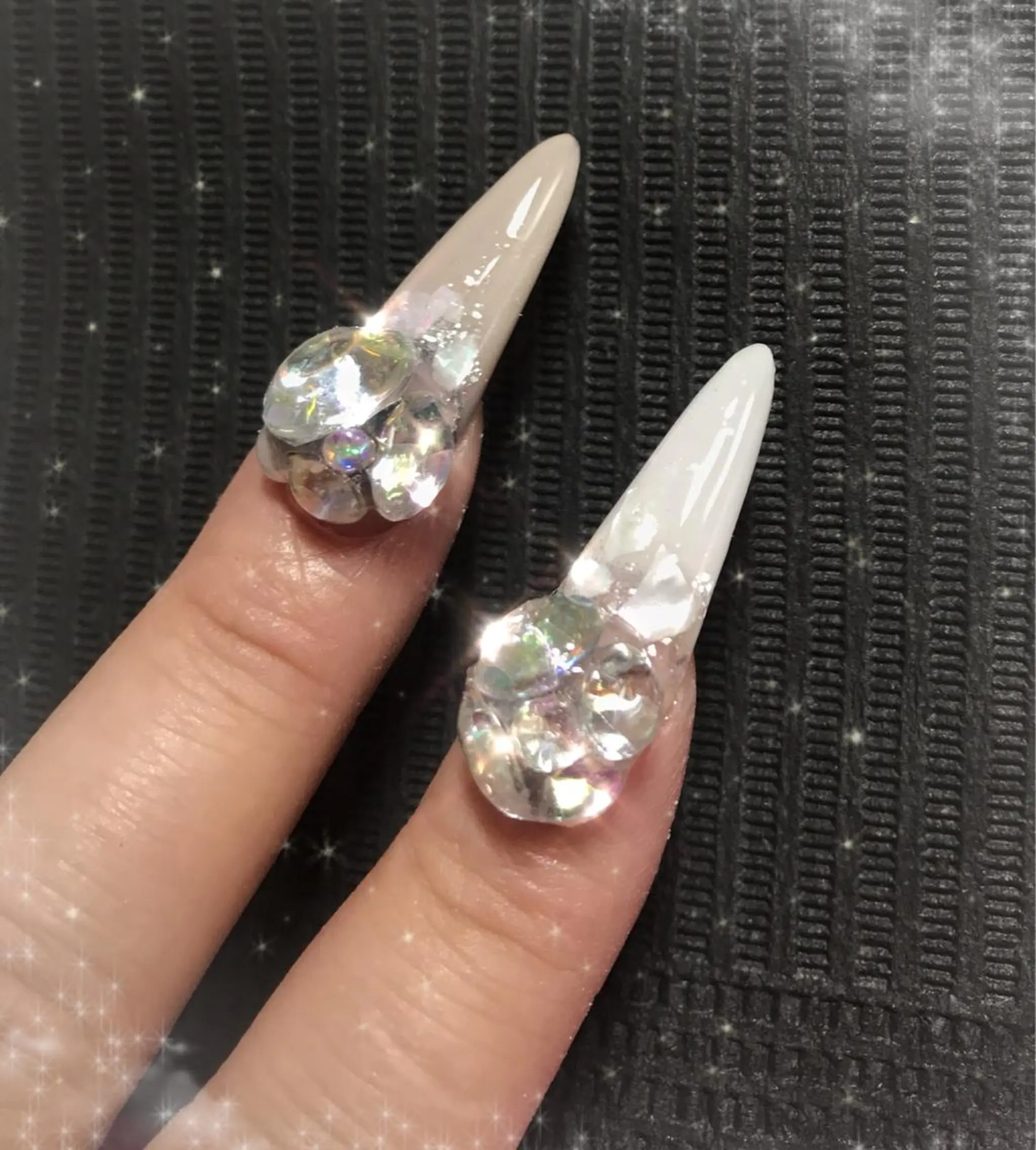 ネイル ホワイト ハンドネイル Nail Salon macherieのネイルデザイン