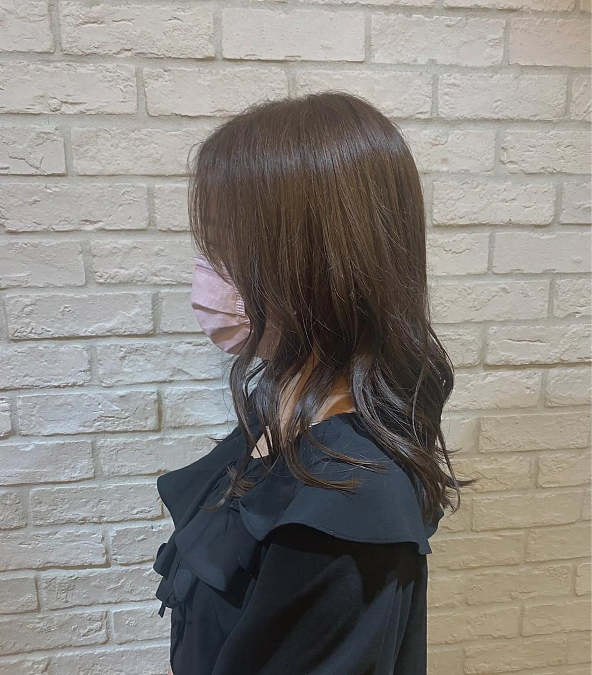 セミロング カラー ヘアアレンジ 🎀野崎 美玖𝜗𝜚˚⋆のヘアスタイル