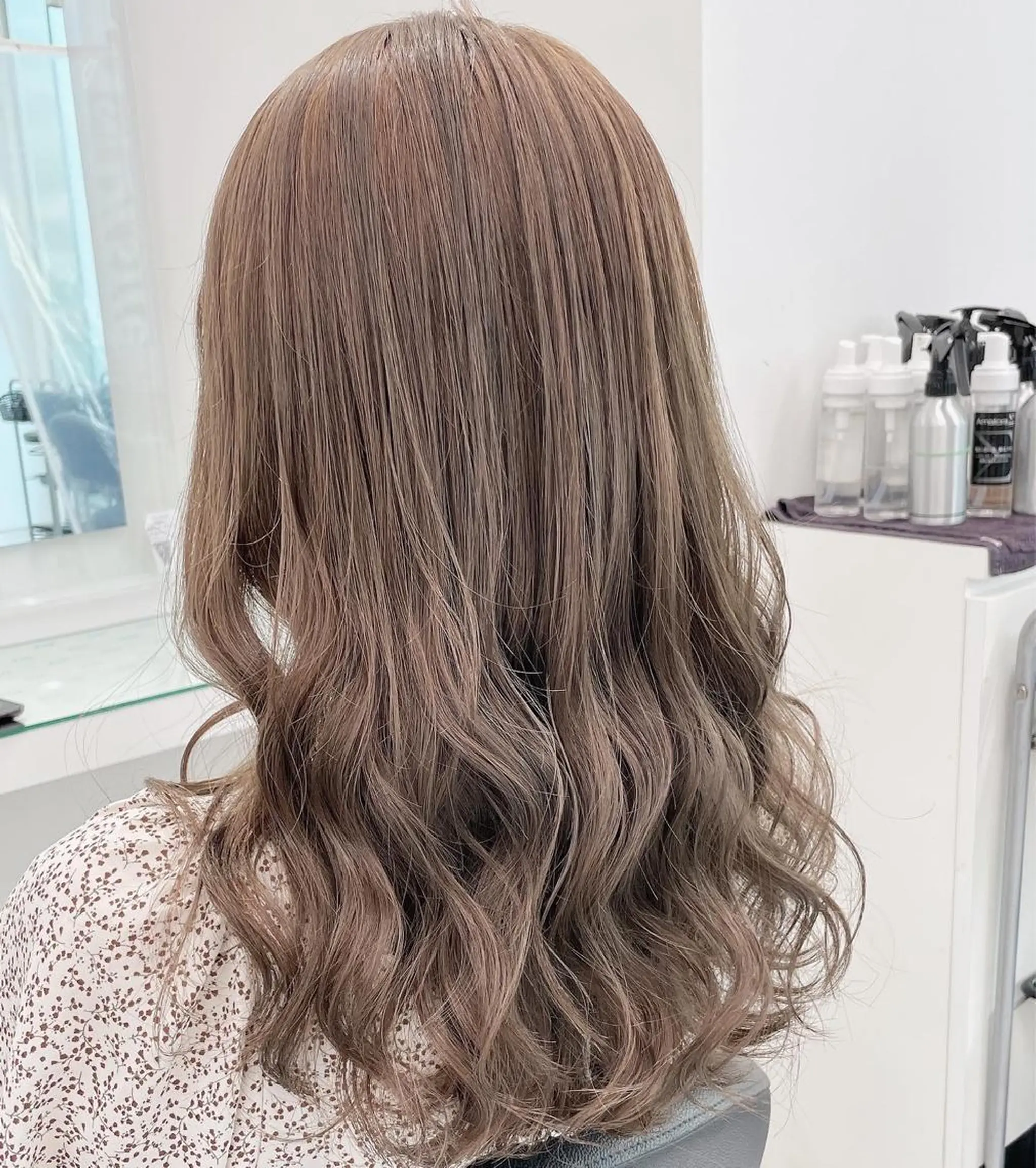 ロング カラー ☁️グレージュカラー TAKUYA☁️のヘアスタイル