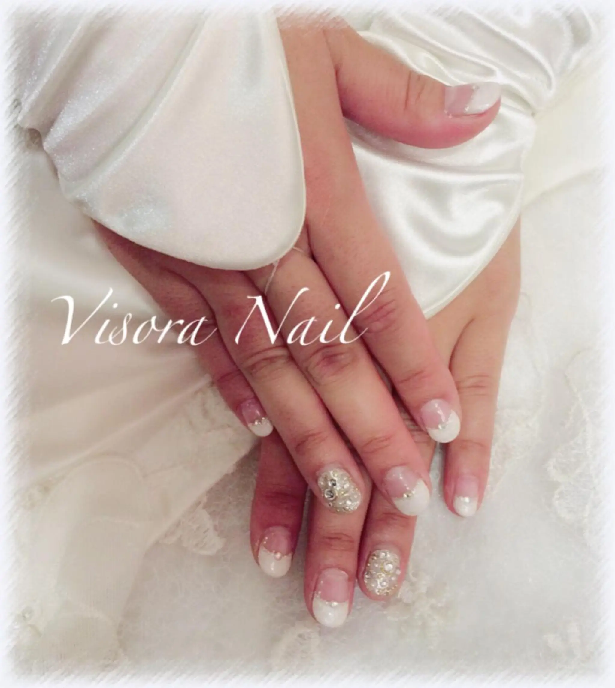 ネイル ブライダルネイル 美SORA ～ｳﾞｨｿﾗ～のネイルデザイン