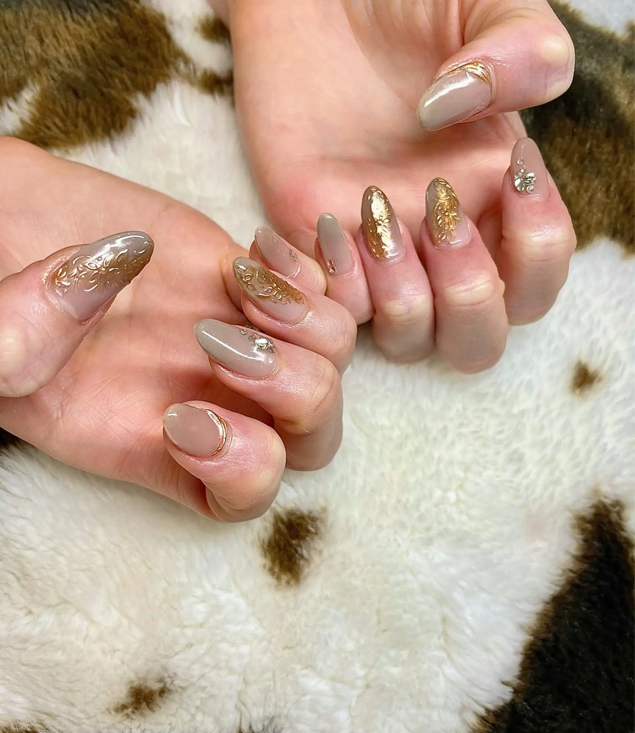 セミロング カラー パーマ ヘアアレンジ メンズ キッズ ネイル マツエク・マツパ ハンドネイル ハンドケア nail&eye Aoのマツエク・マツパデザイン