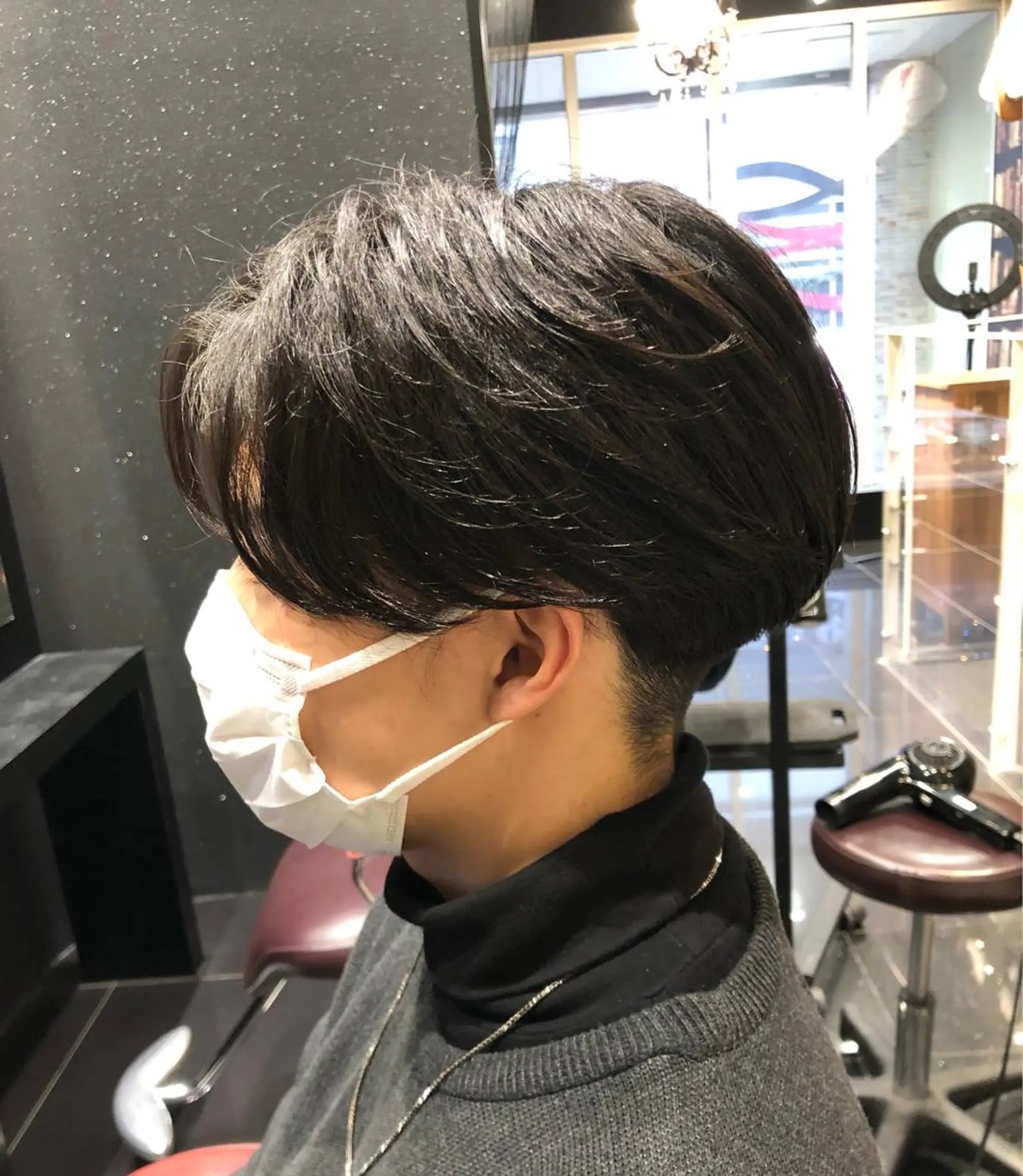 ショート パーマ メンズ カット 木野 翔斗のヘアスタイル