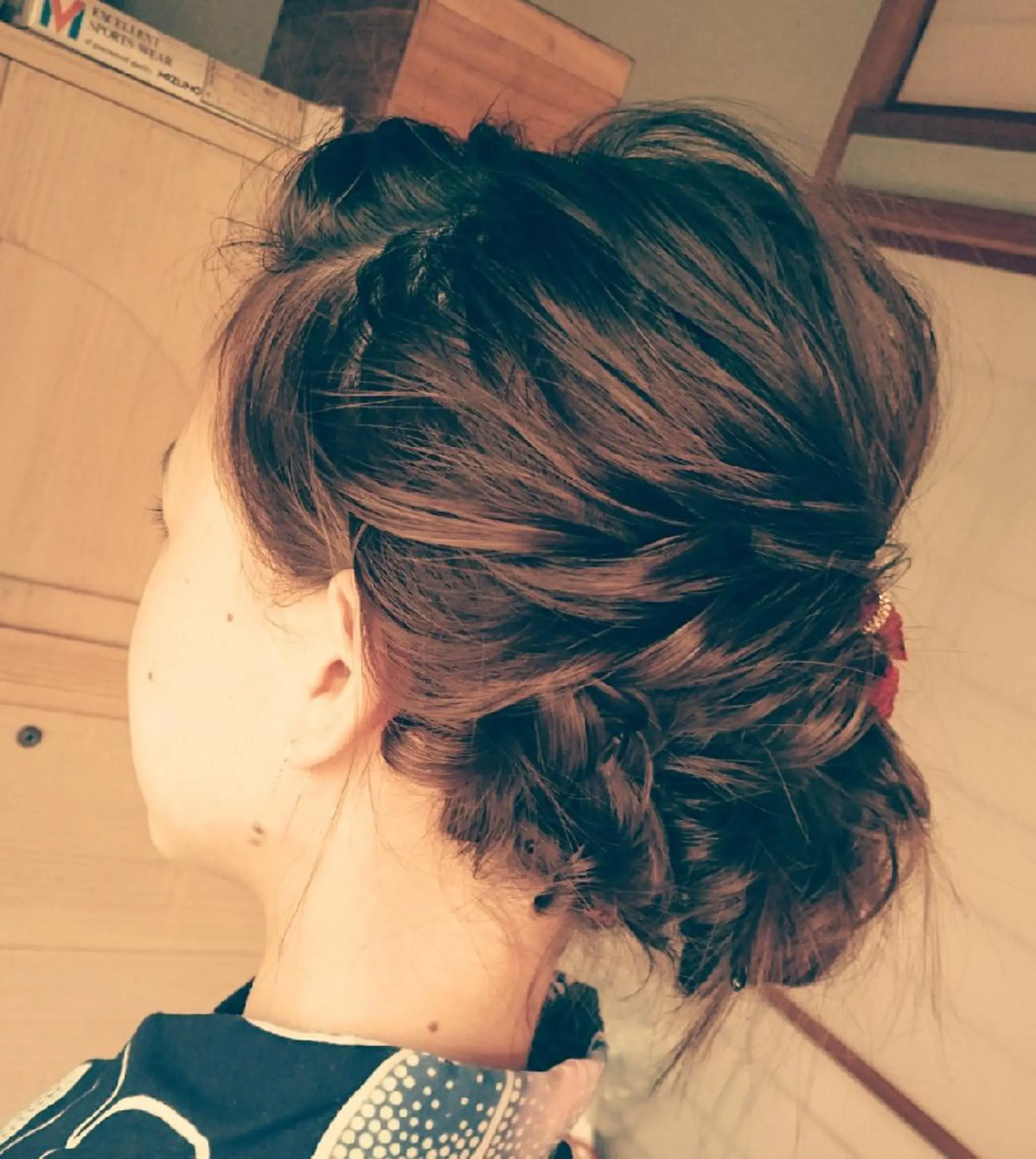 ヘアアレンジ ミディアム 浴衣 ヘアセット/髪質改善 /カラー/TADOのヘアスタイル