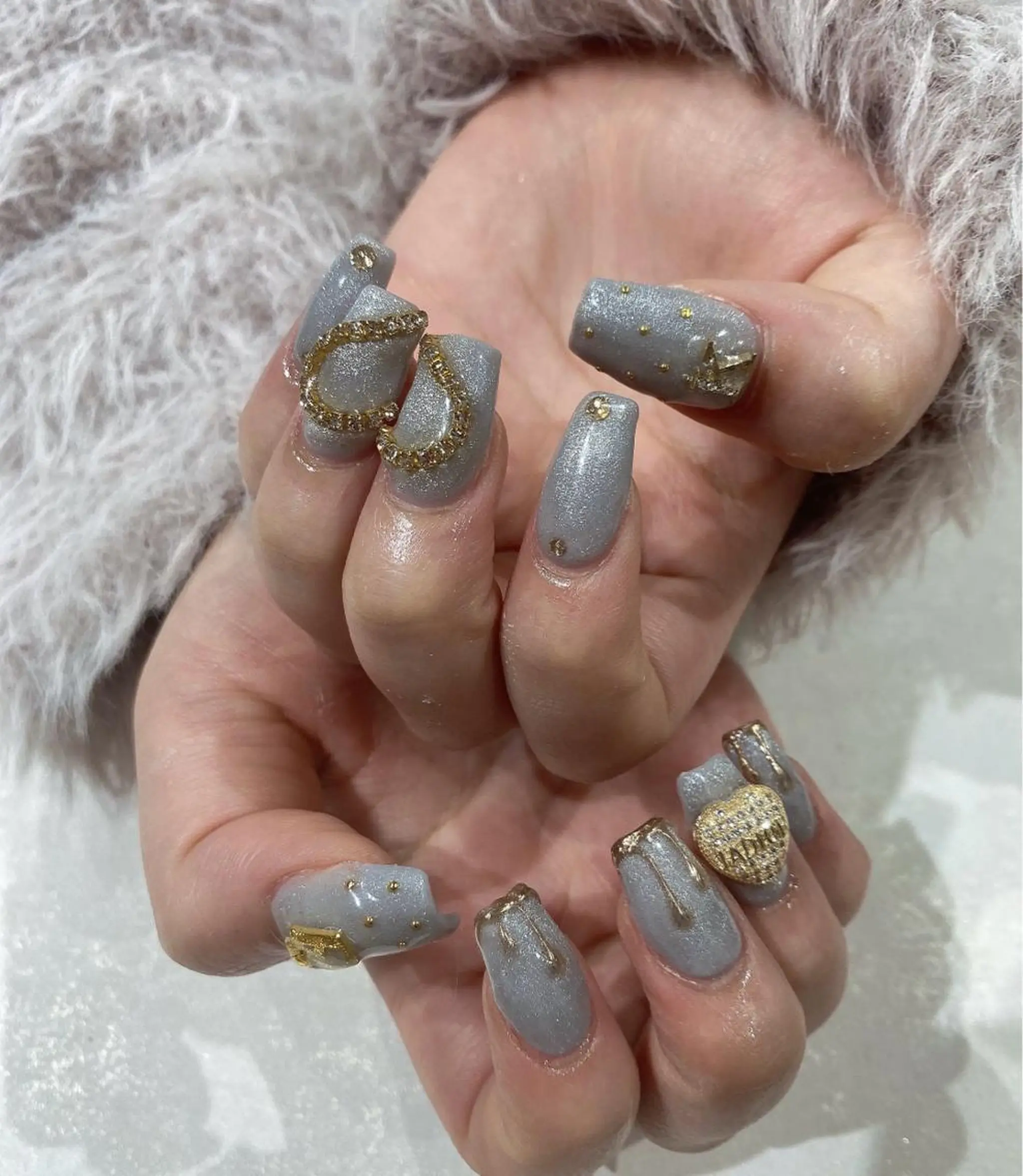 ミディアム ハンドネイル JNA認定講師🌸 RIEのネイルデザイン