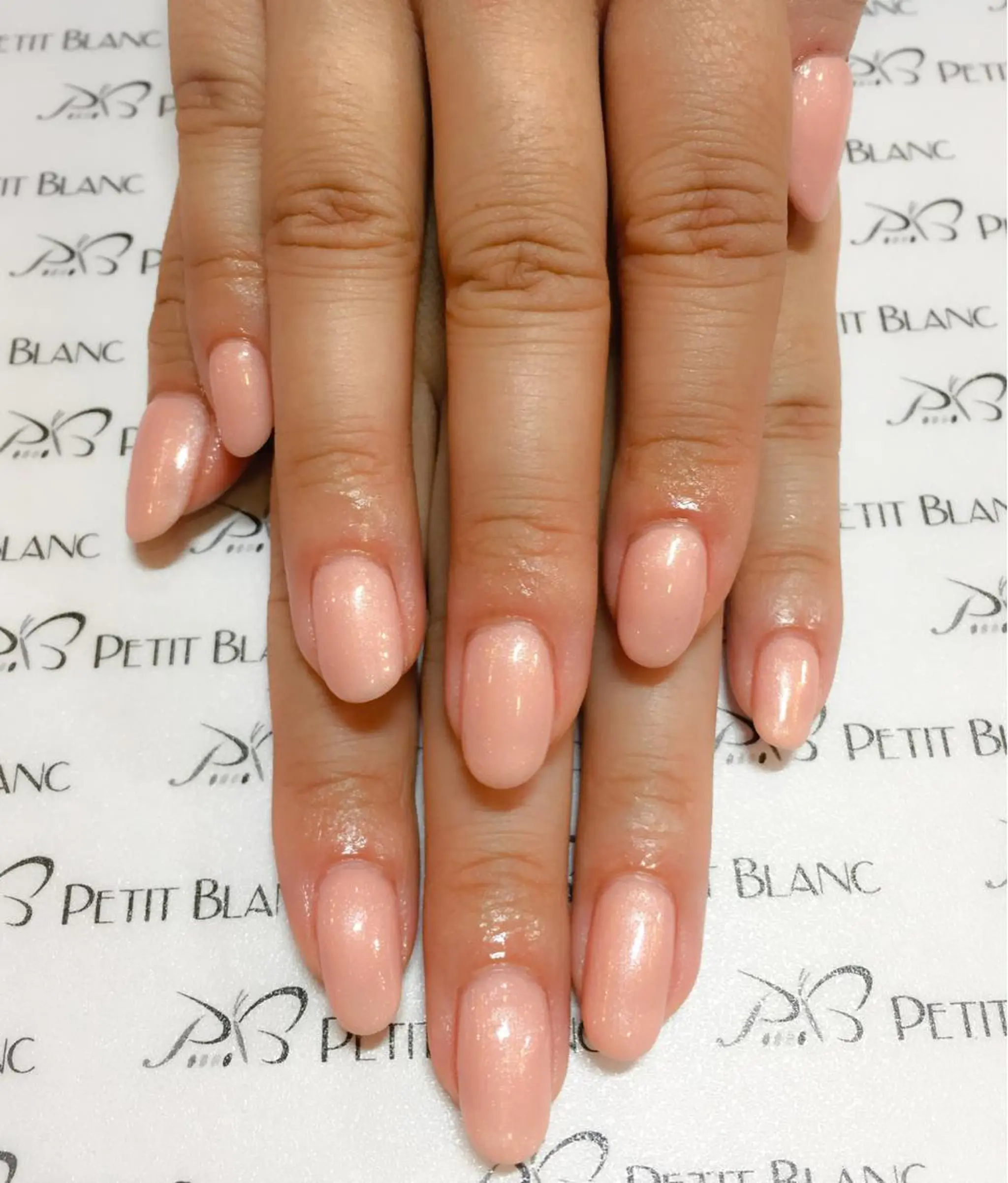 ネイル ワンカラーネイル PetitBlanc KAZUKIのネイルデザイン