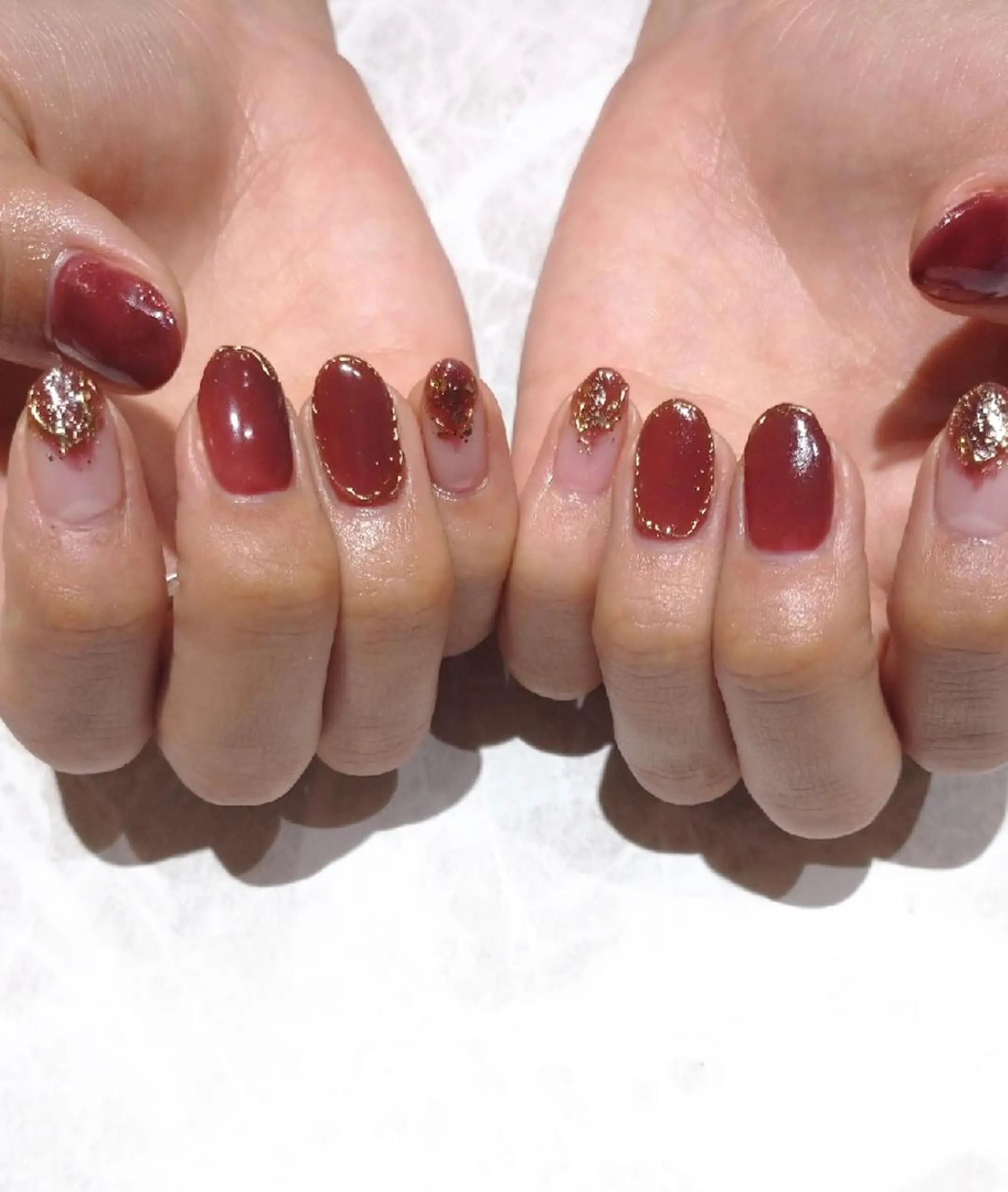 ネイル シンプルネイル ハンドネイル 會田 瑠衣のネイルデザイン