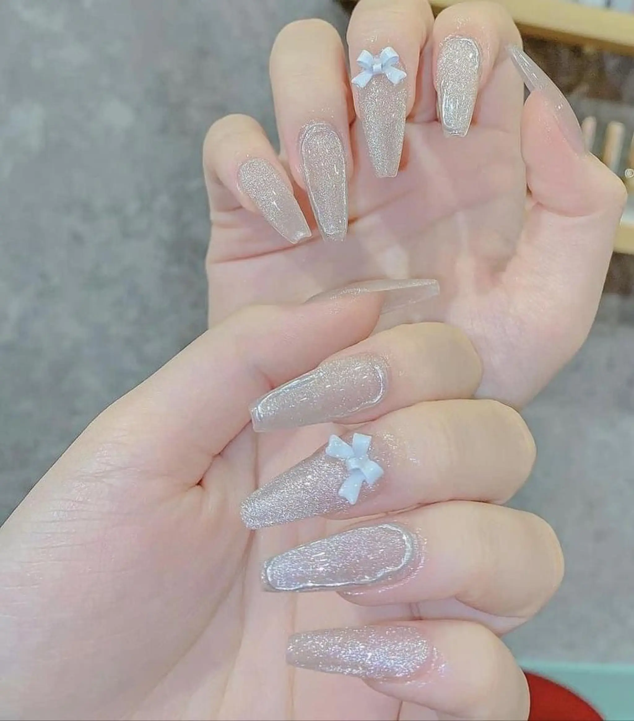 ネイル 長さ出し フレンチネイル グラデーション 卒業式 マグネットネイル ハンドネイル MIHANA YUKIのネイルデザイン