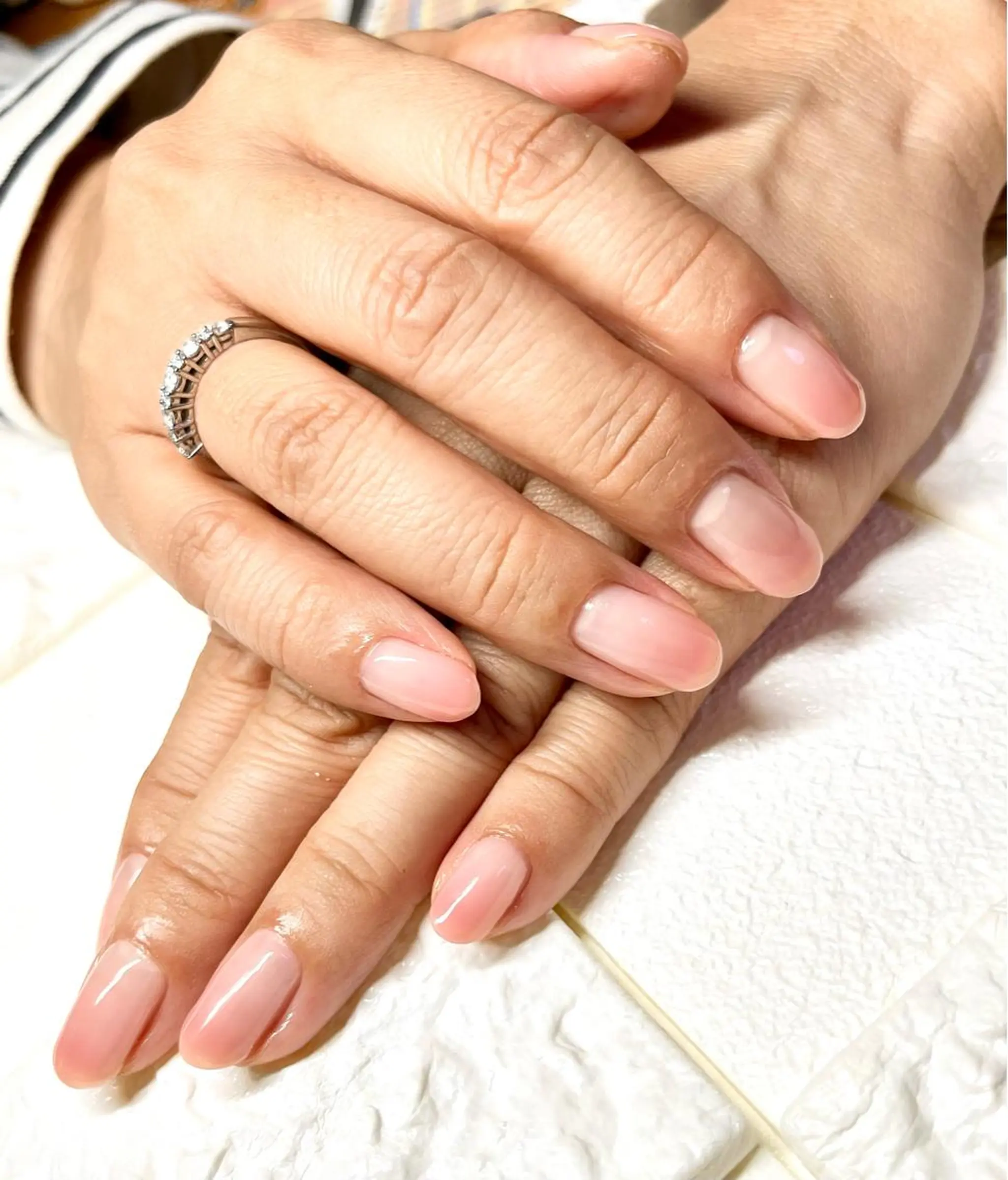 ショート ネイル グラデーション ハンドネイル まり りぃ〜んのネイルデザイン