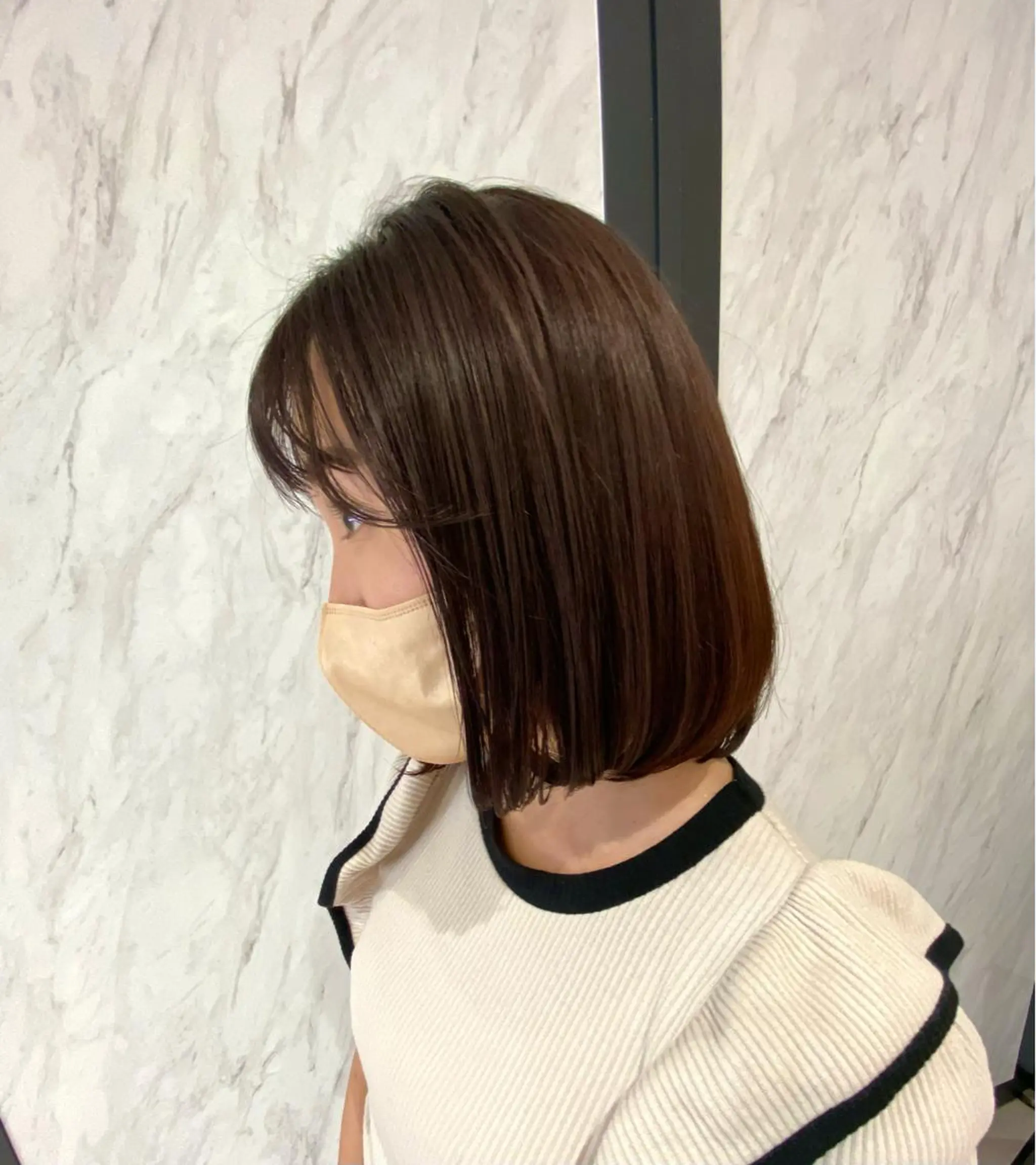 ミディアム ヘアアレンジ 髪質改善 韓国風ヘア 髪質改善/縮毛矯正 /naokiのヘアスタイル