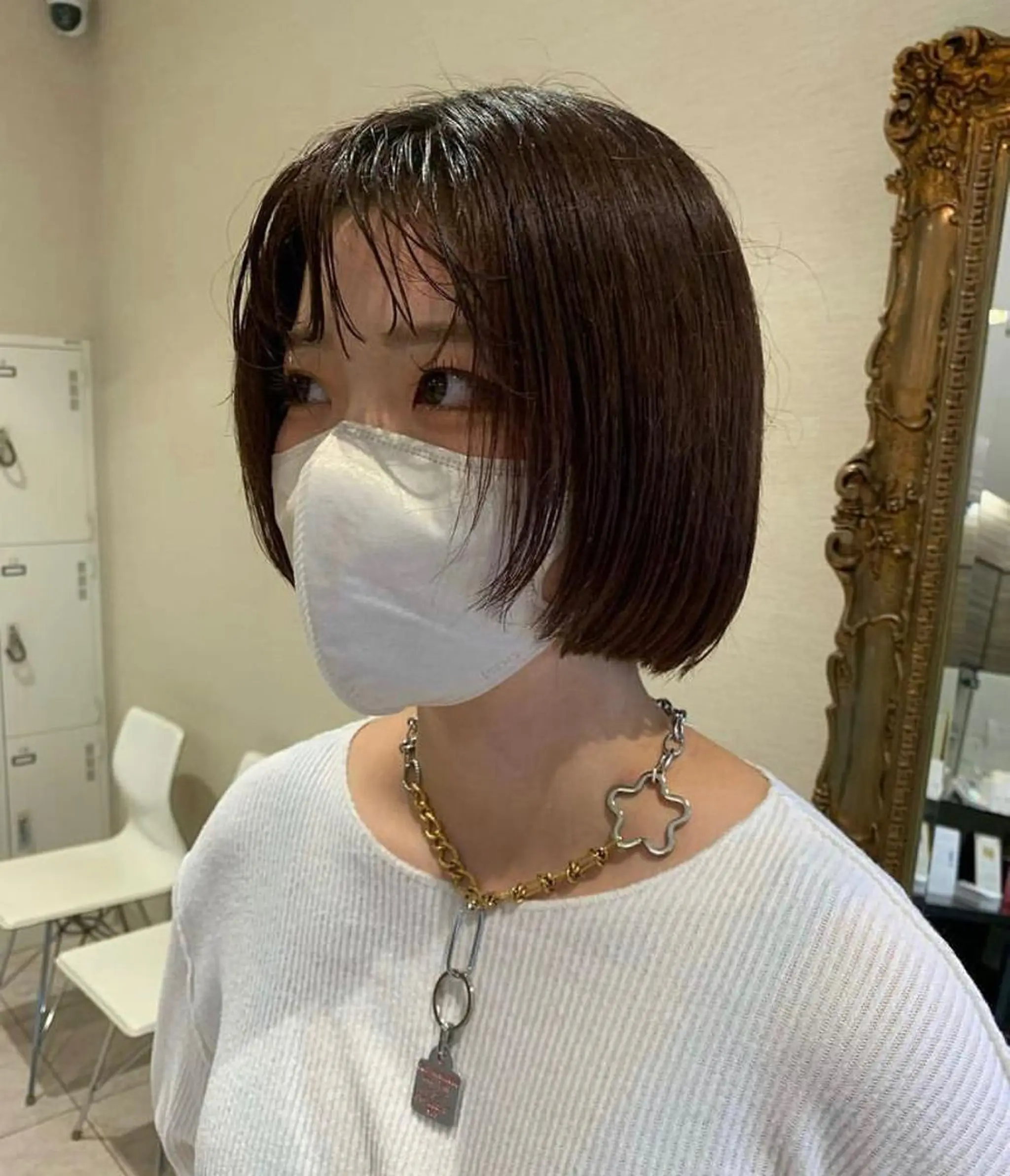 ショート ボブ ヘアカラー 🌀perm / bob / RINAのヘアスタイル