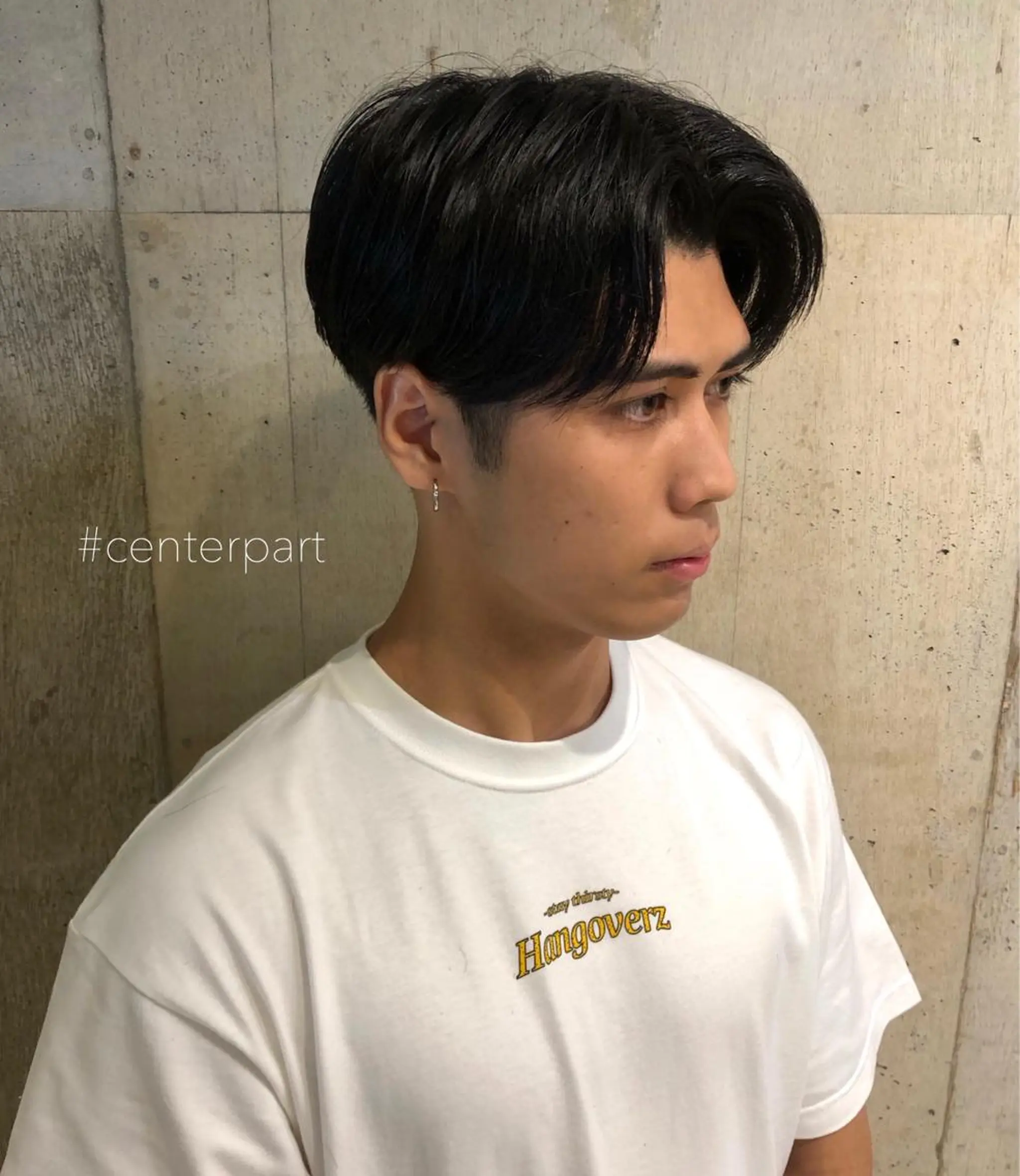 メンズ センターパート カット STRINGS 下北沢所属・【メンズ特化】 金子諒磨のヘアスタイル