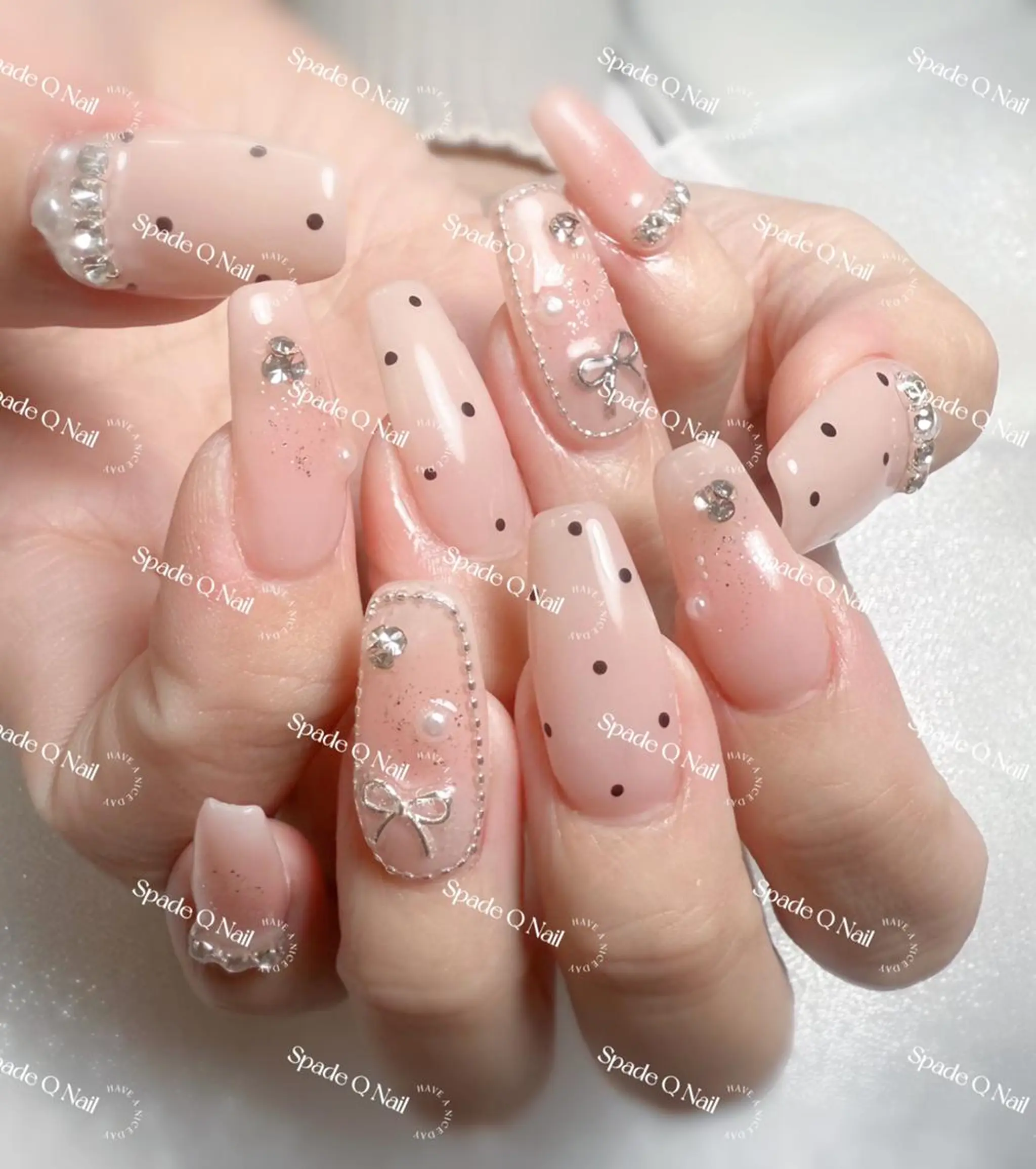ネイル ハンドネイル ハンドケア Spade Q Nailのネイルデザイン
