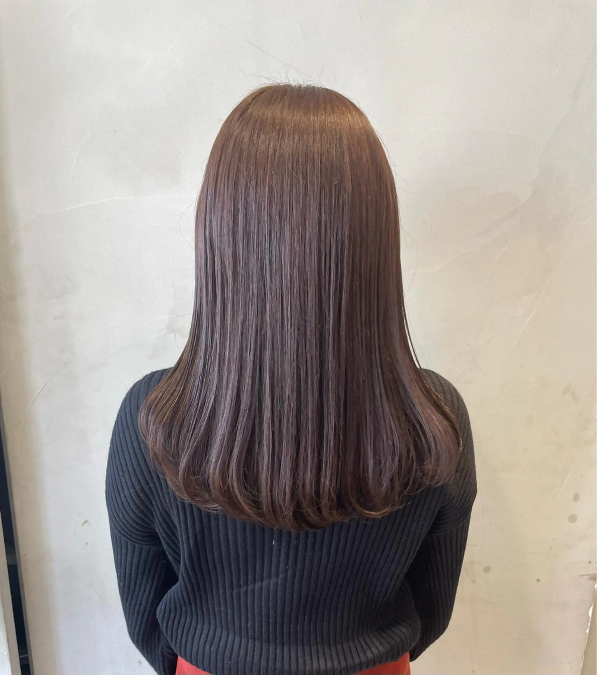セミロング カラー ヘアアレンジ ブリーチ ダブルカラー ブリーチなしカラー 縮毛矯正 艶髪/レイヤーカット 🐣misakiのヘアスタイル