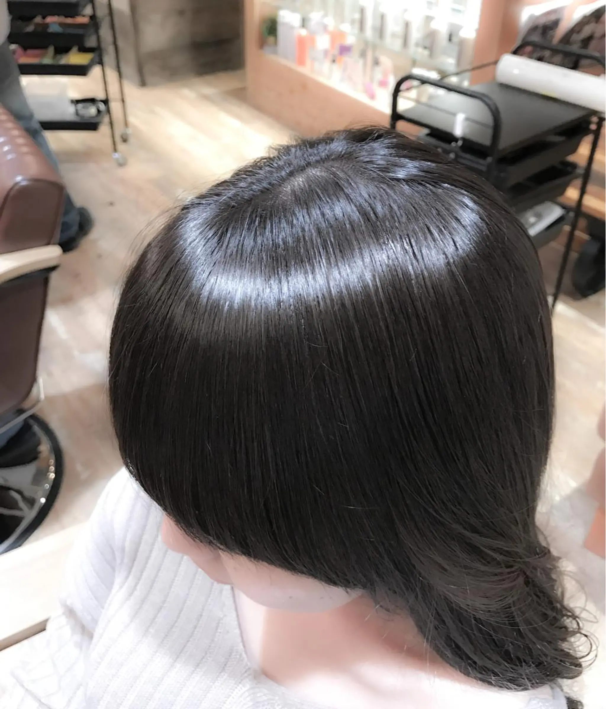 ロング カット 縮毛矯正 トリートメント 常山 篤志のヘアスタイル
