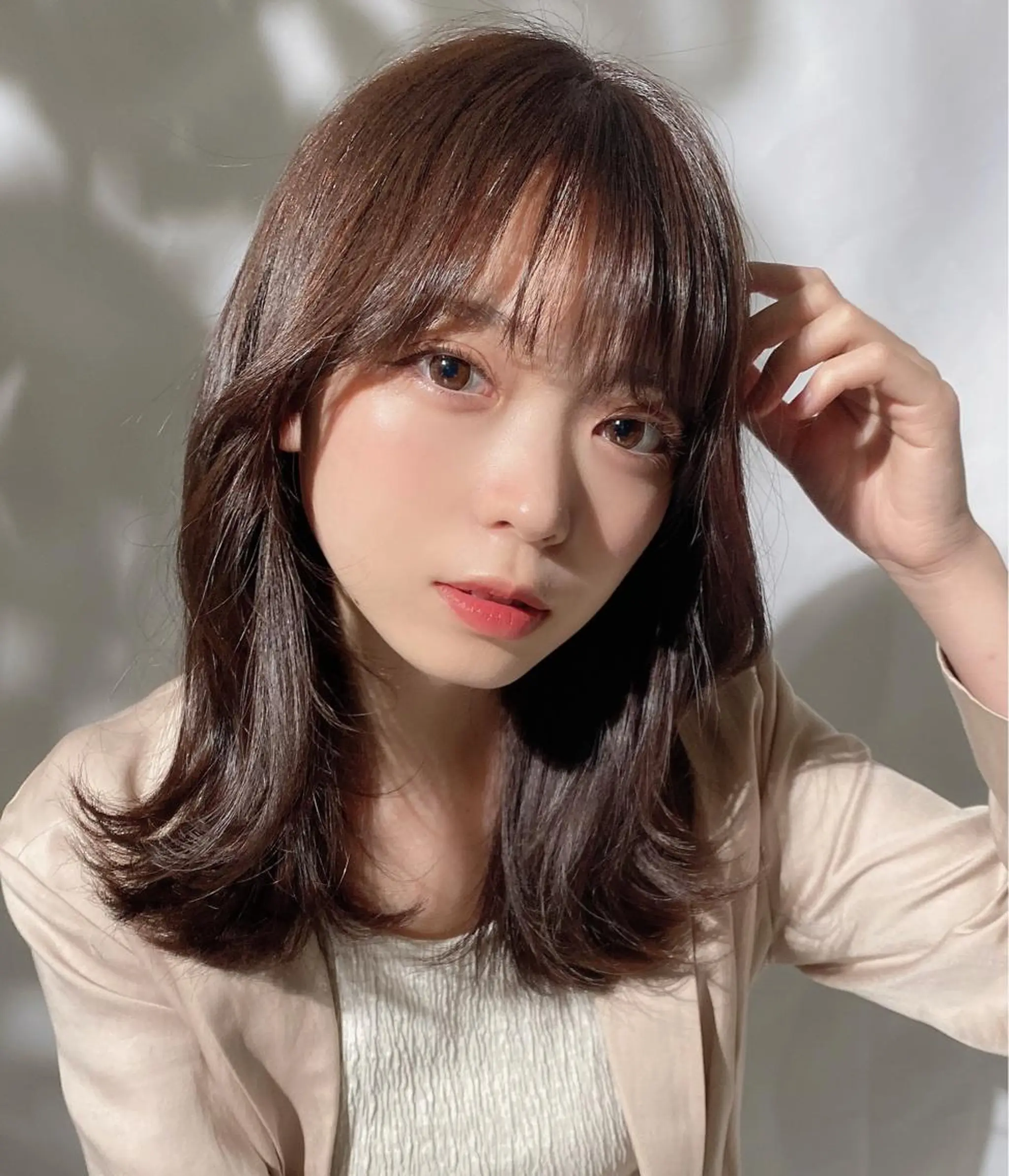 ミディアム 🧡くびれヘア/前髪 顔周り🧡久原結衣のヘアスタイル