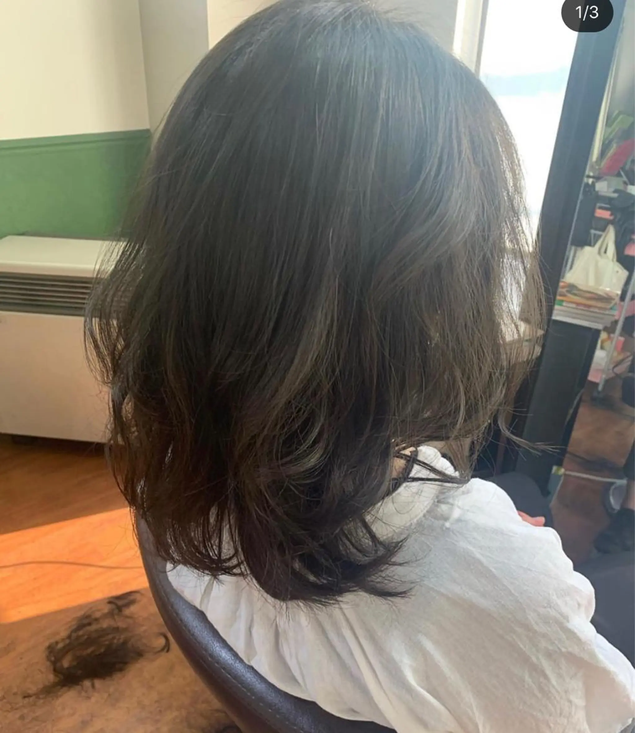 ミディアム カラー ブラウンカラー ダークブラウン レイヤーカット hair salonyuri所属・ヘアサロンユリ もりたきょうこのヘアスタイル