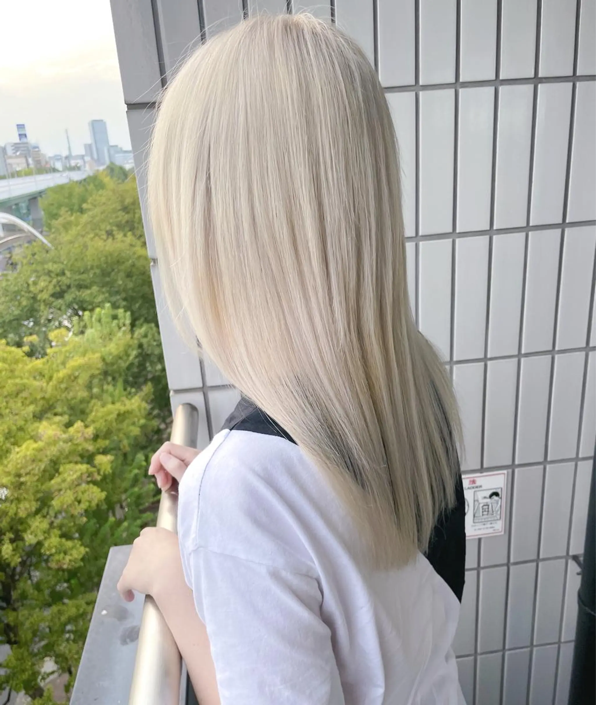 ミディアム カラー ヘアカラー トリートメント ヘアセット ✨艶ブリーチカラー ✨四ノ宮裕己のヘアスタイル