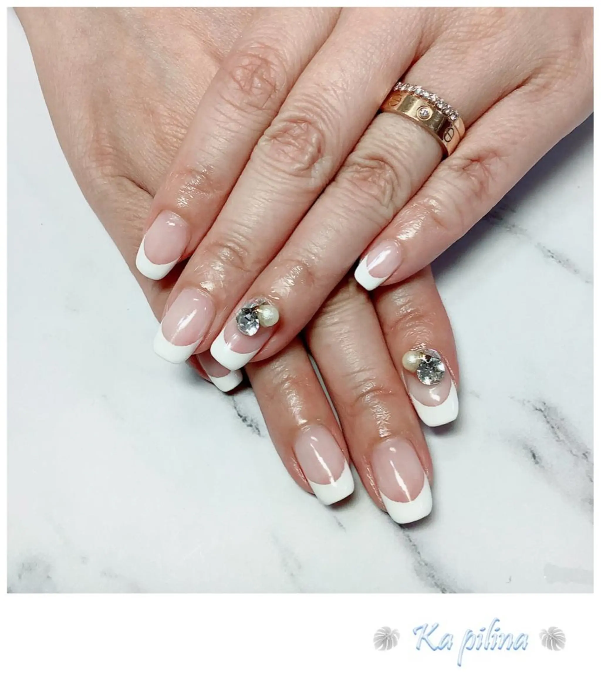 ネイル フレンチネイル シンプルネイル Nail salon Ka pilinaのネイルデザイン