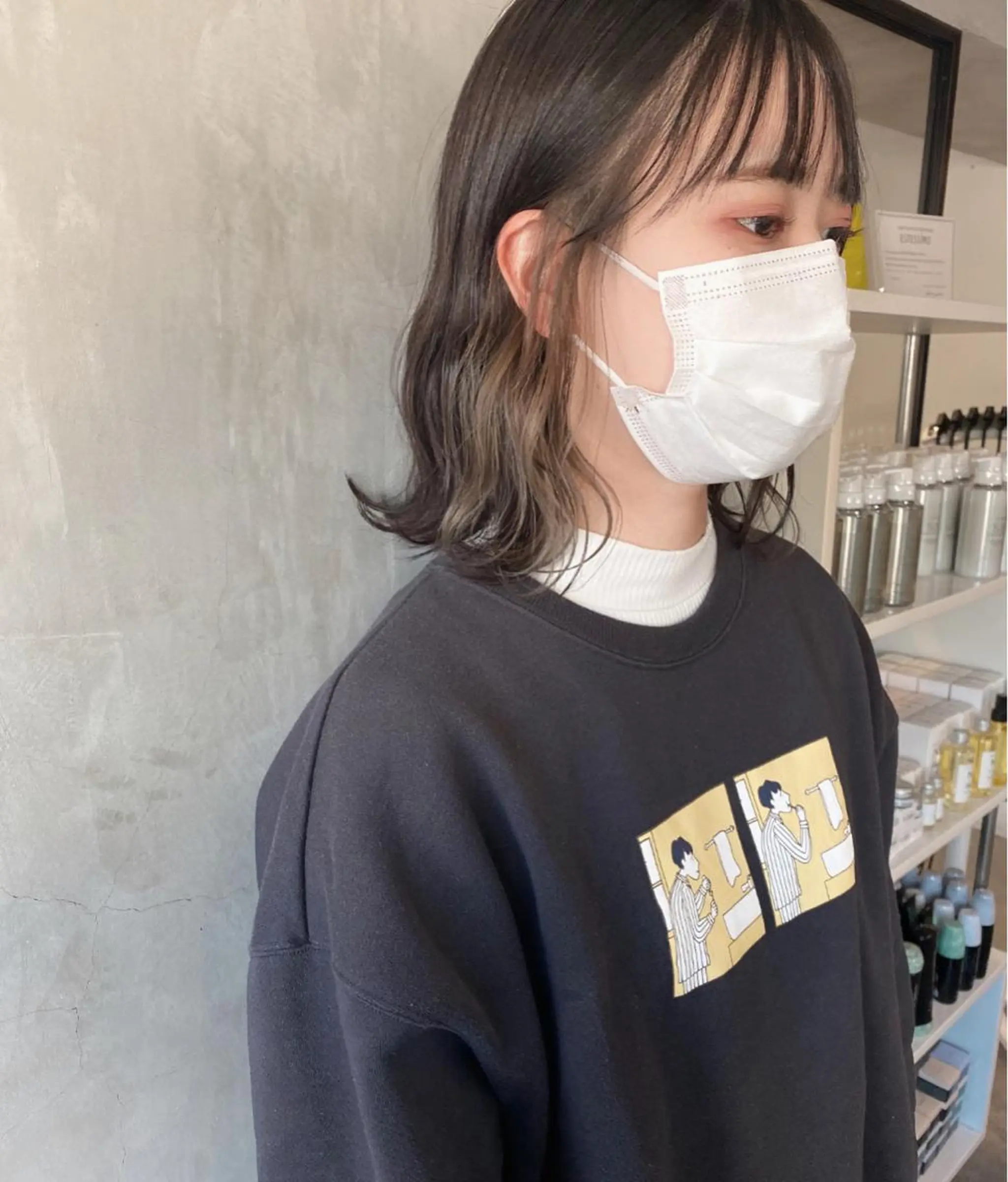 ショート カラー ヘアアレンジ stylist/蛯谷 珠里のヘアスタイル
