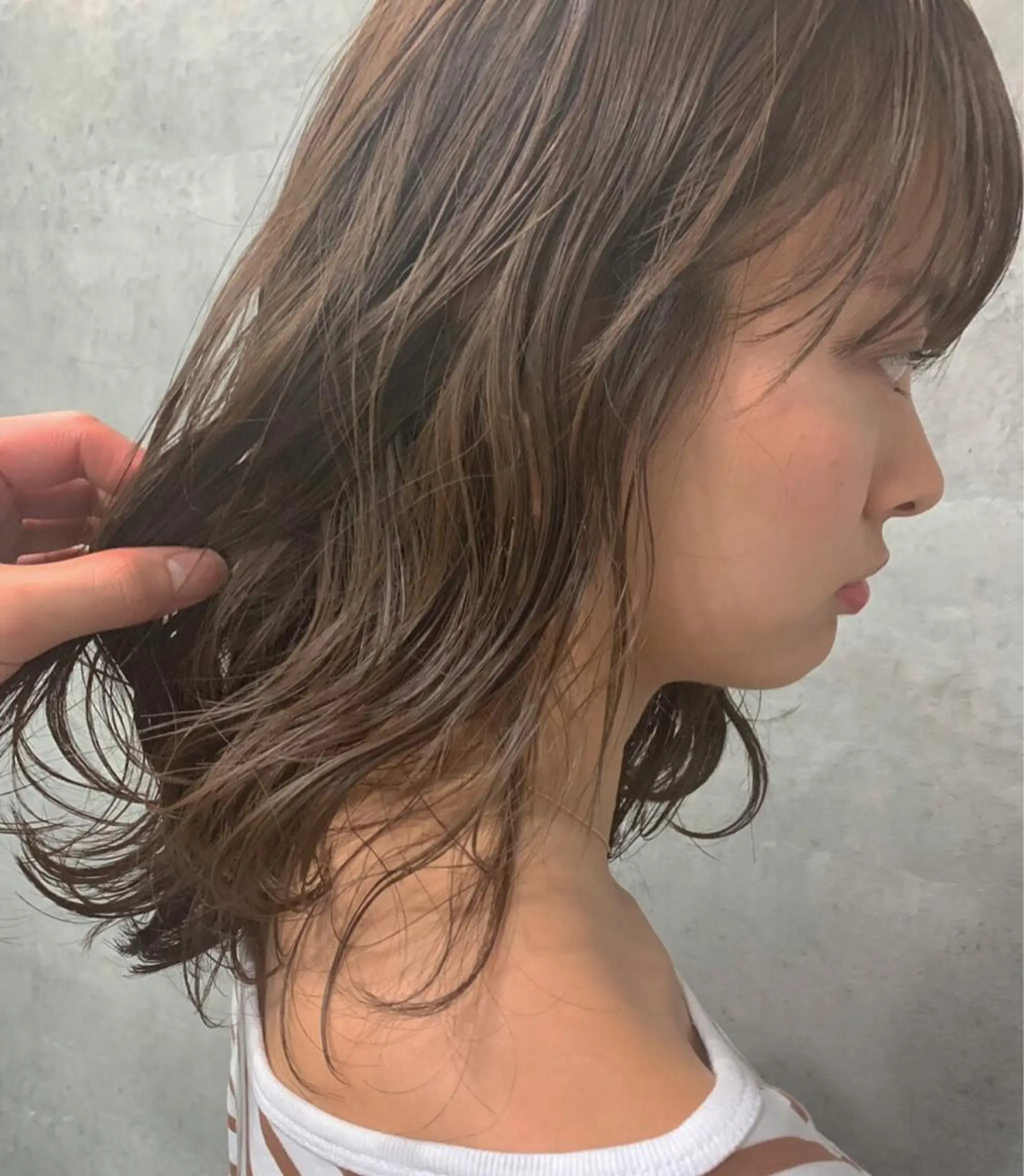 セミロング DopeLIT モデル募集中のヘアスタイル