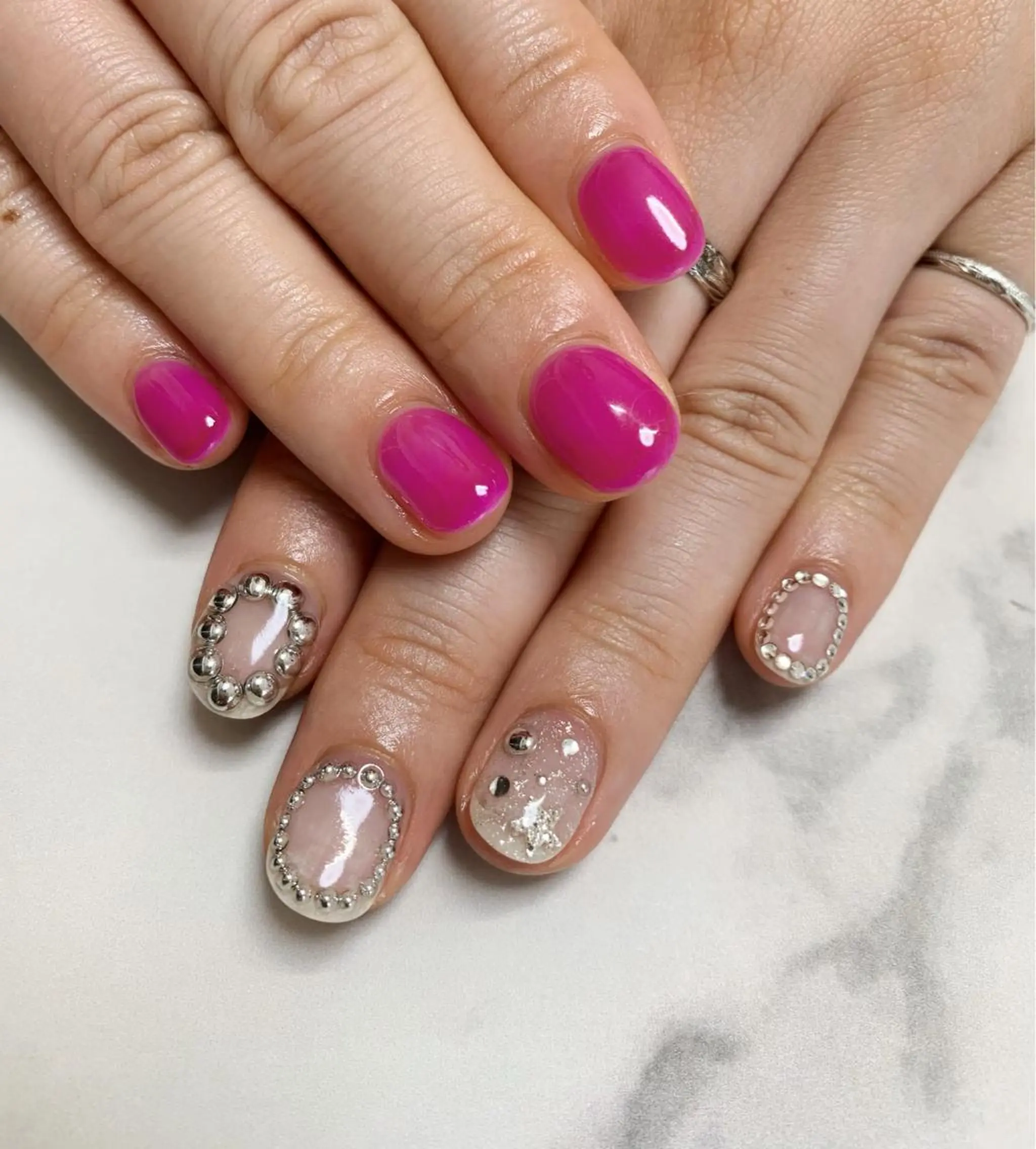 ネイル ハンドネイル nail salon en familleのネイルデザイン