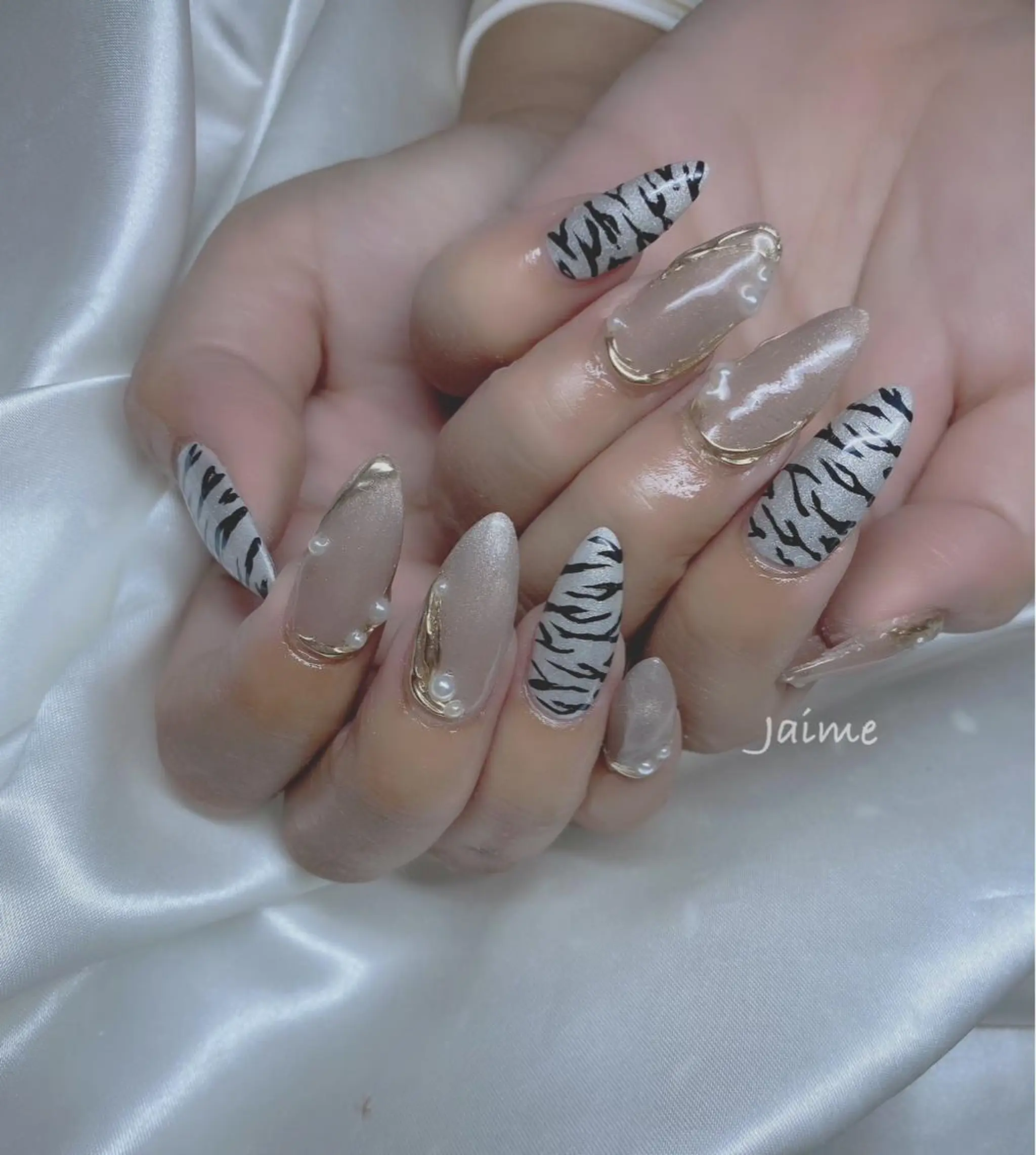 ネイル アニマル柄 Jaime Yuiのネイルデザイン