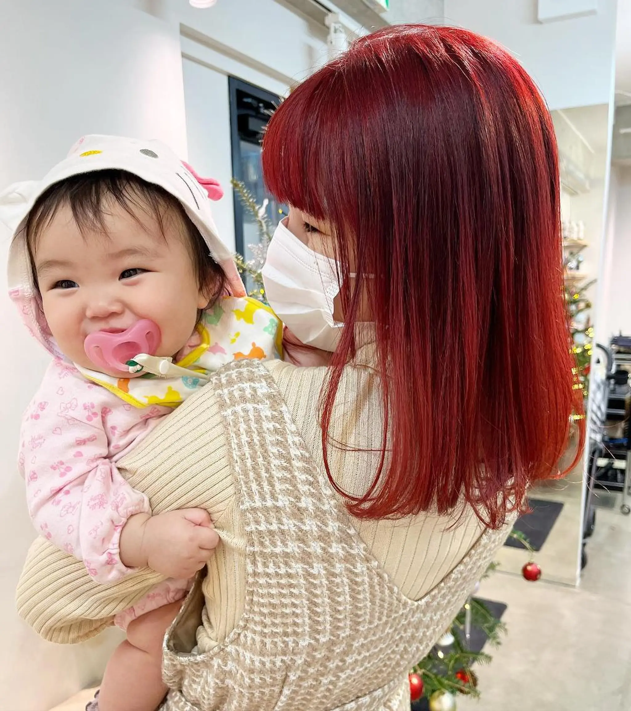 ミディアム カラー ヘアアレンジ ベージュカラー グレージュ ハイライトカラー ミルクティーベージュ ネイビーカラー 韓国/髪質改善💘 櫻井かれんのヘアスタイル