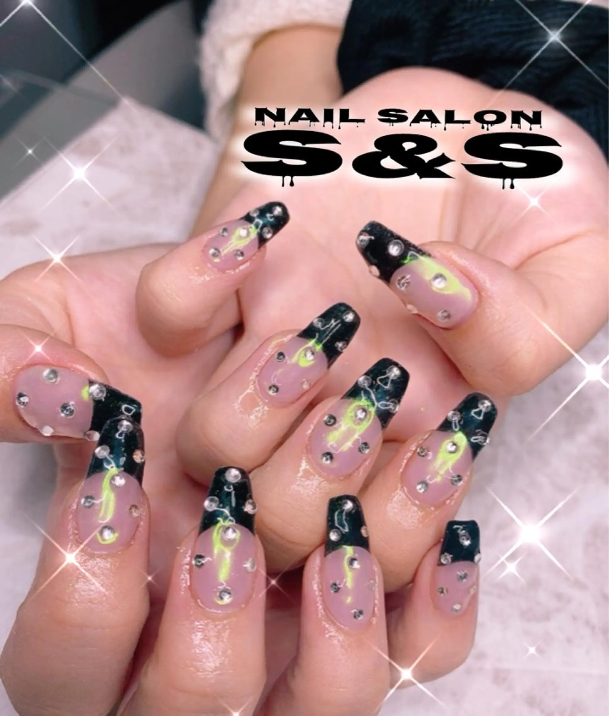 ネイル 長さ出し メンズネイル 持ち込み スカルプネイル S&S 村田小百合のネイルデザイン