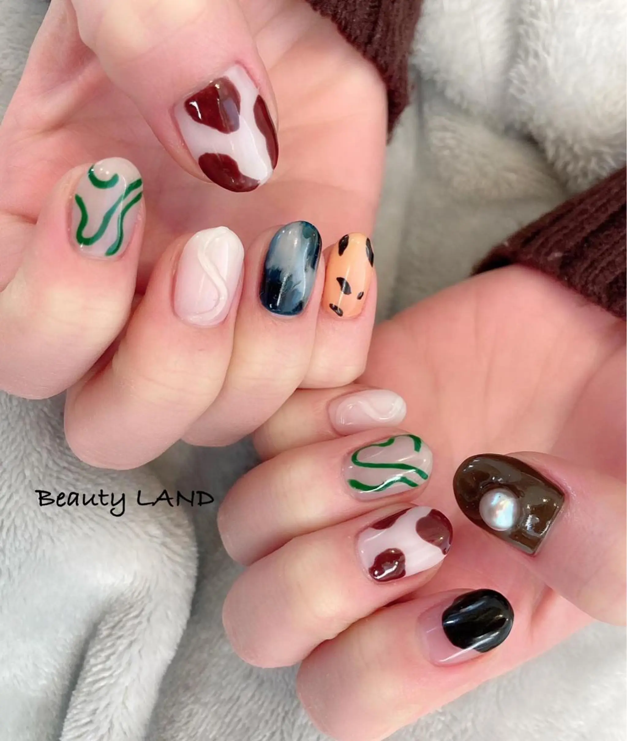 ネイル ハンドネイル 市川駅 ✿中津のネイルデザイン