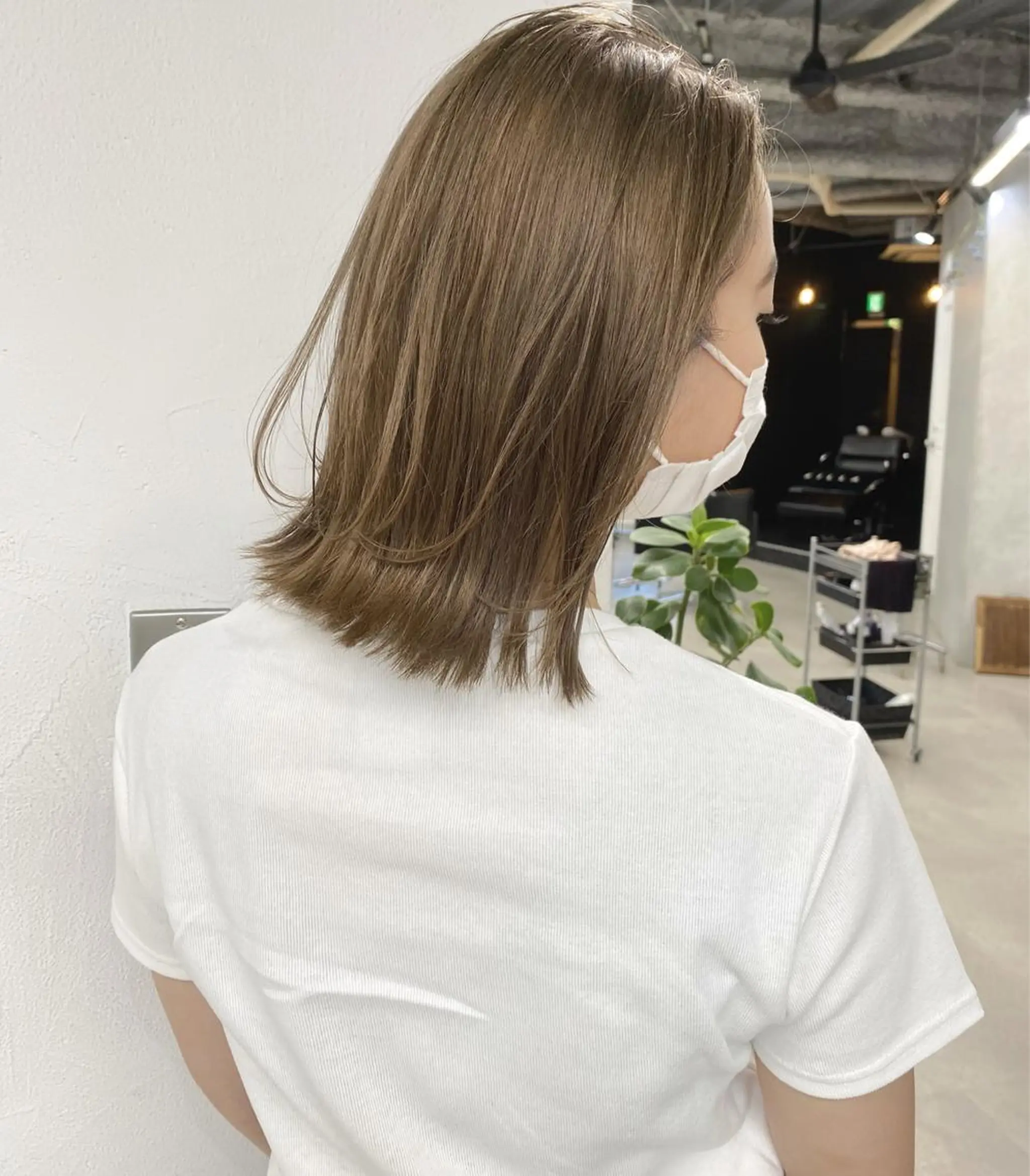 ミディアム カラー ヘアアレンジ ブリーチダブルカラー ハイライト/山本喜熙のヘアスタイル