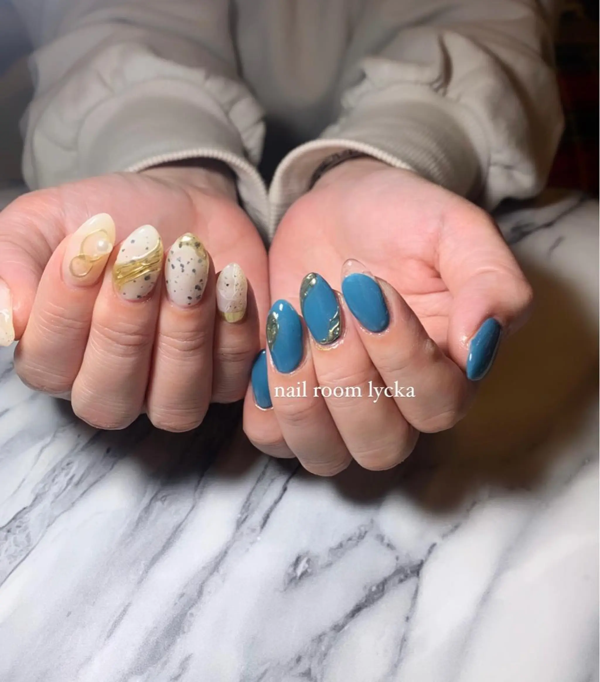 ネイル ﾈｲﾙﾙｰﾑﾘｯｶ 𝐦𝐚𝐲𝐮のネイルデザイン