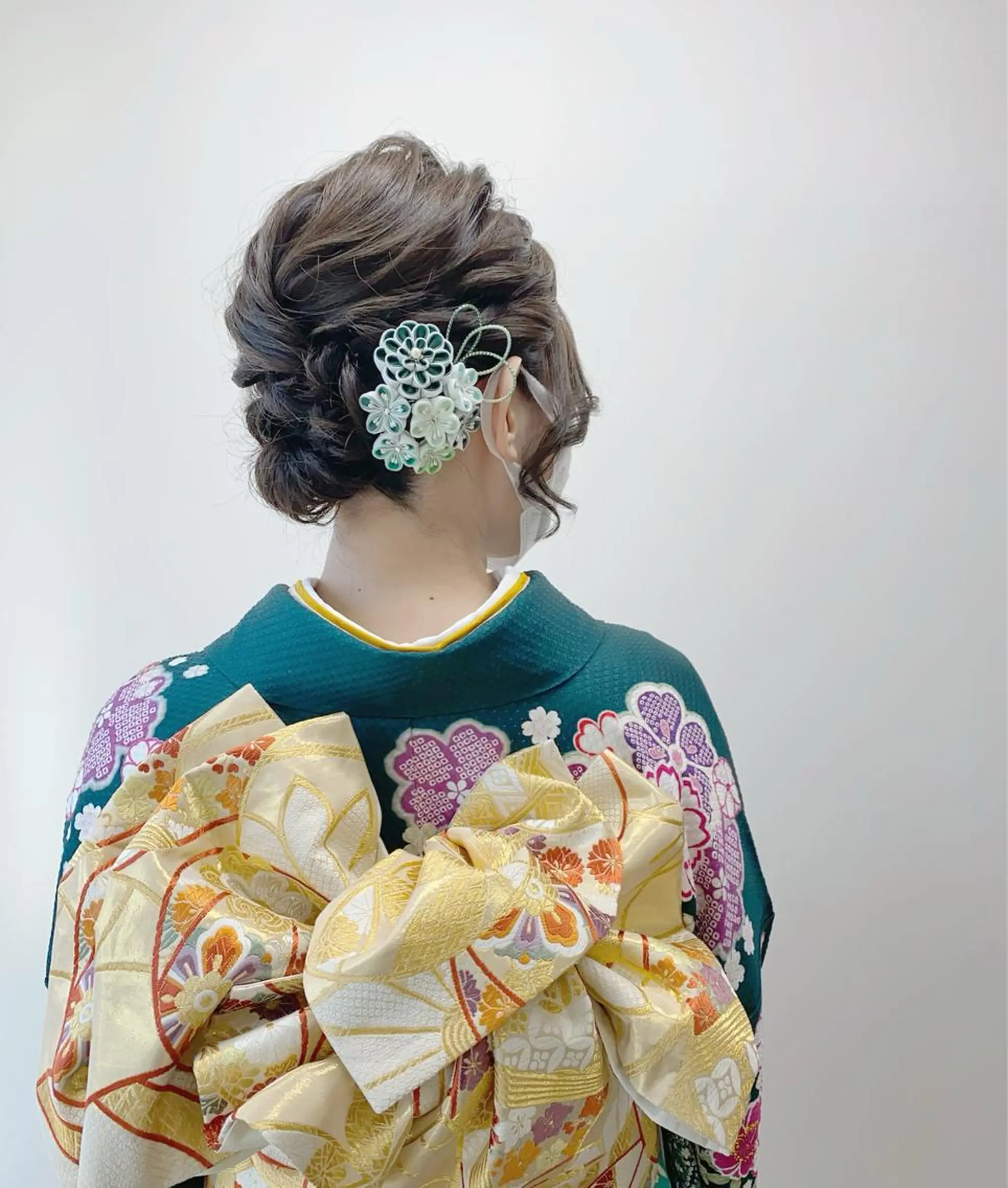 ミディアム ヘアアレンジ 結婚式・ブライダル ボブ 着付け GRANLUSSO 〜グランルッソ駅前店所属・木口 嘉美のヘアスタイル