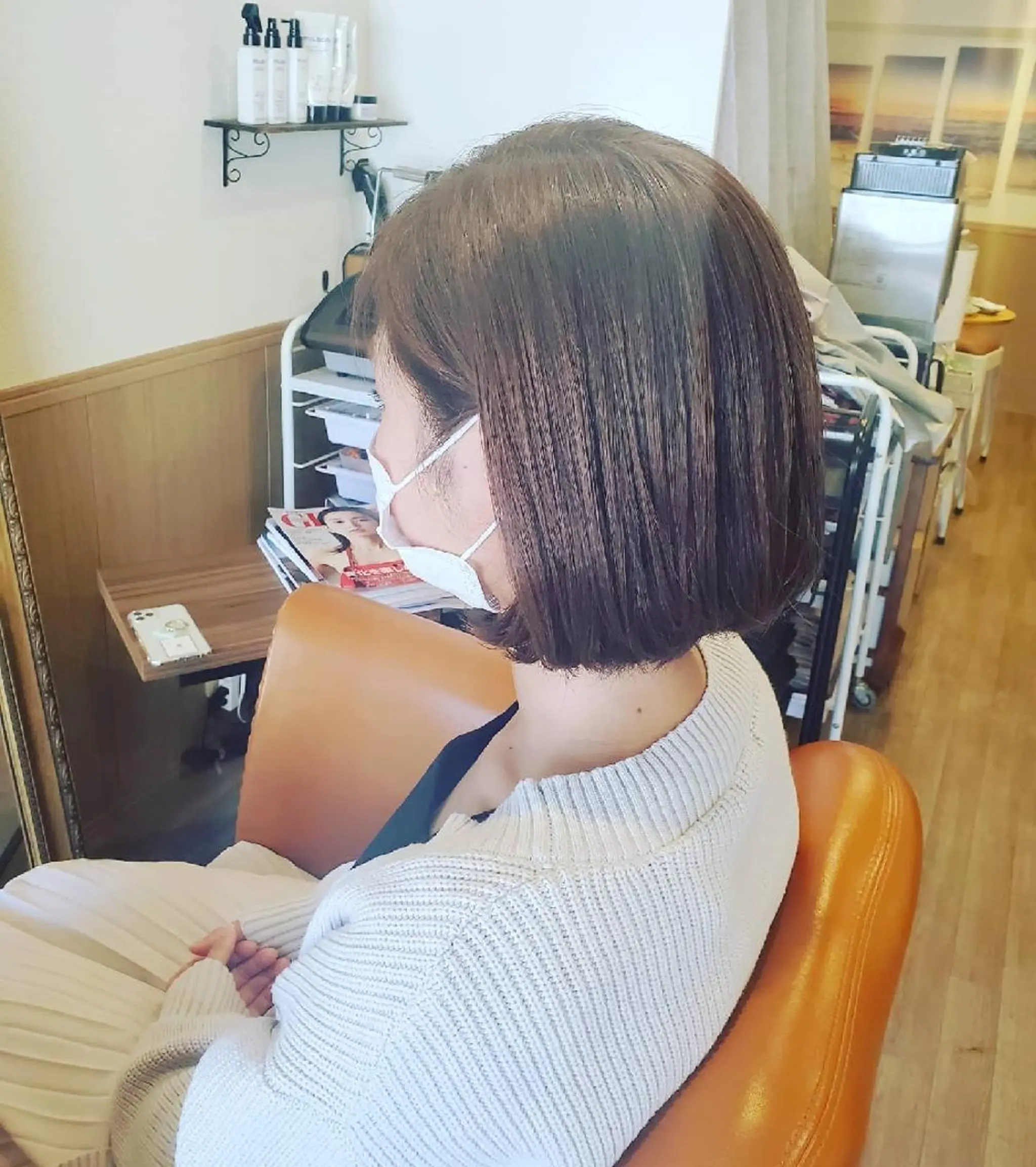 ショート カラー アディクシーカラー ブリーチ イルミナカラー 外国人風カラー トリートメント カット ヘアカラー トリートメント spa hair  ark 富井直美のヘアスタイル