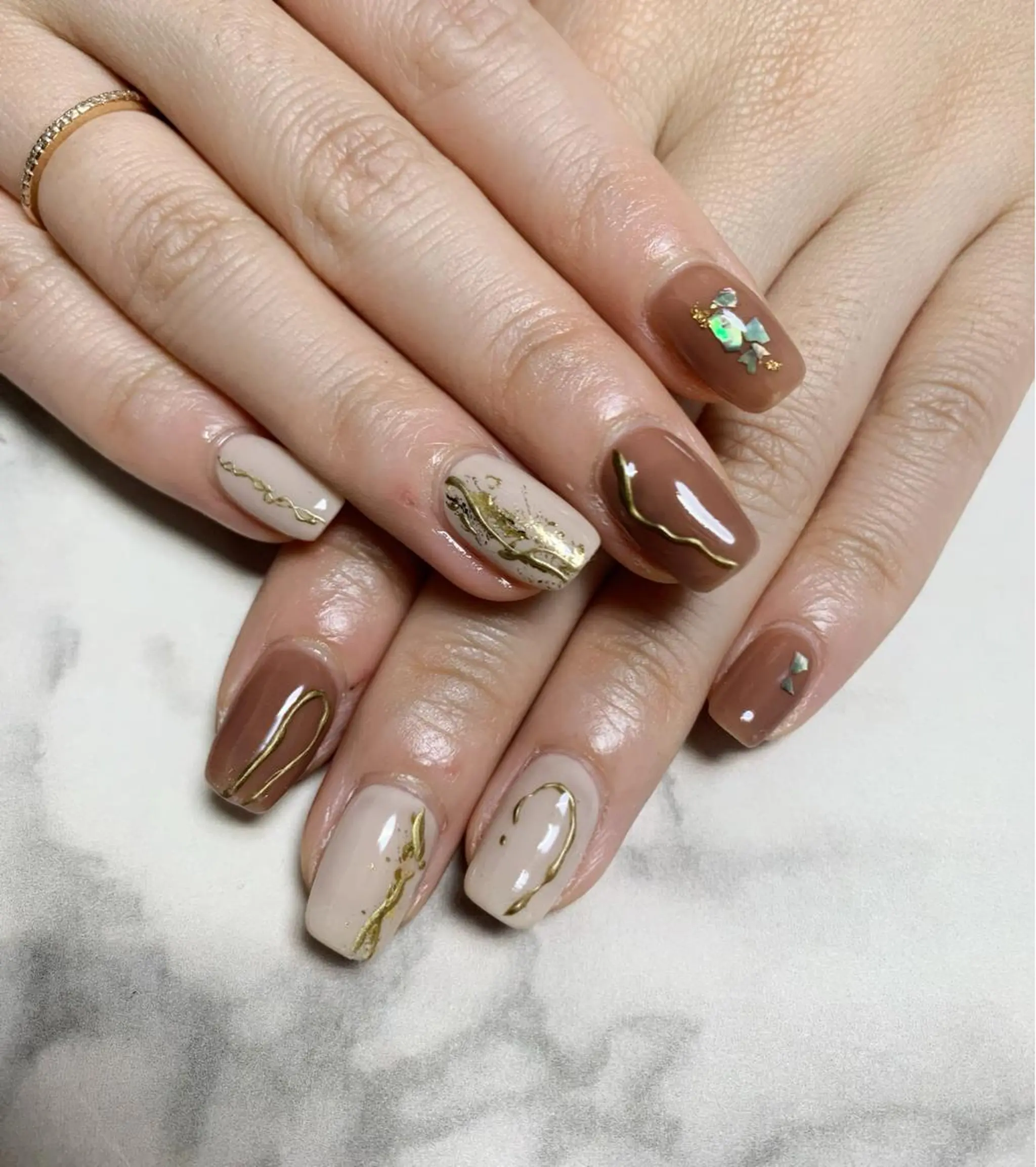 ネイル ハンドネイル nail salon en familleのネイルデザイン