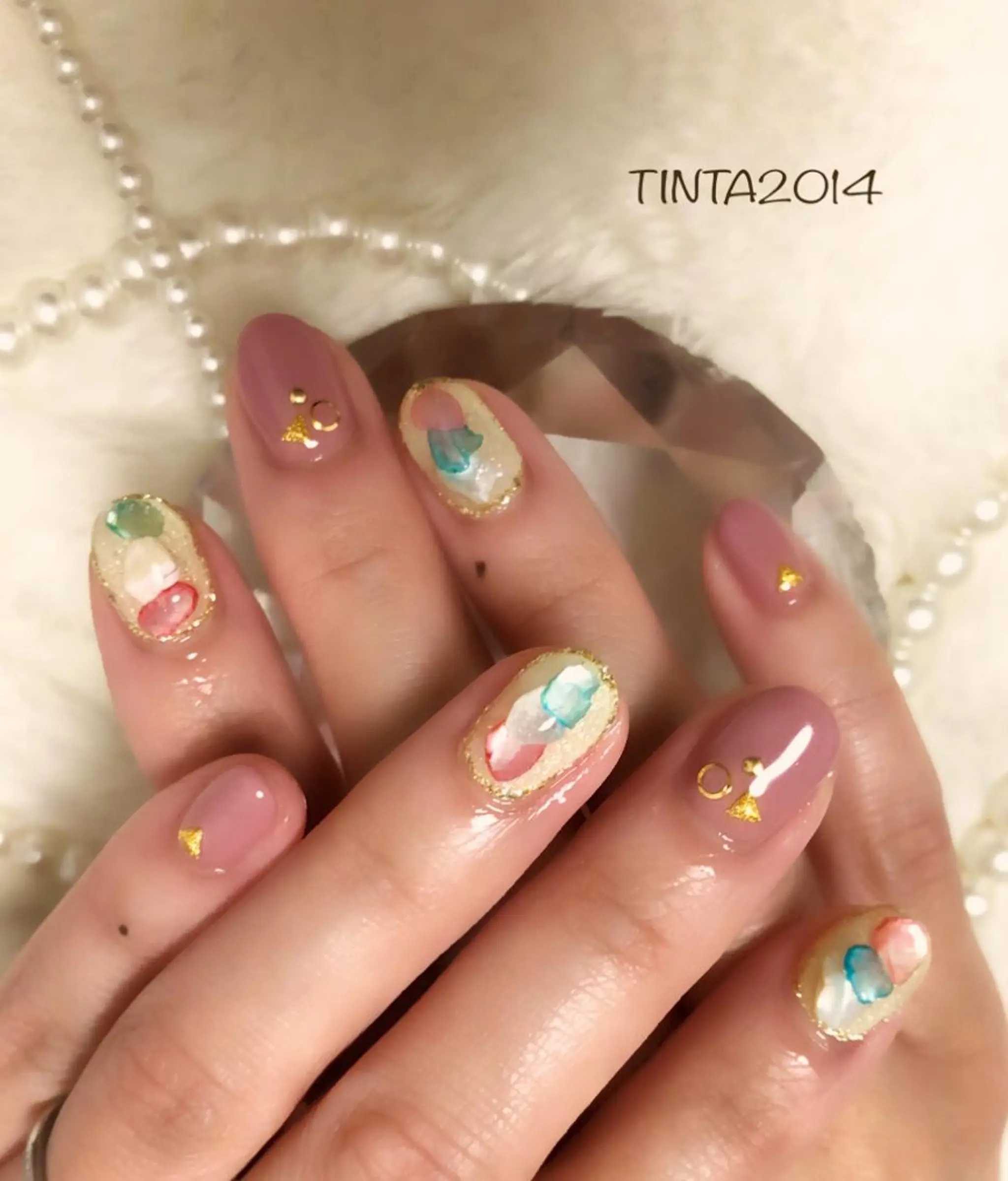 ロング ネイル ネイルサロン ティンタ所属・馬場 典子のネイルデザイン