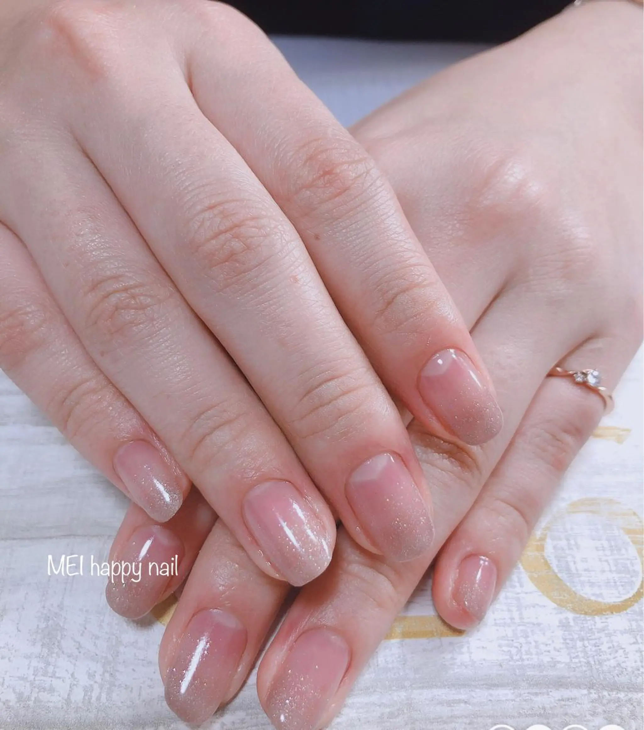 ネイル 北浦和 自爪育成ケアのネイルデザイン