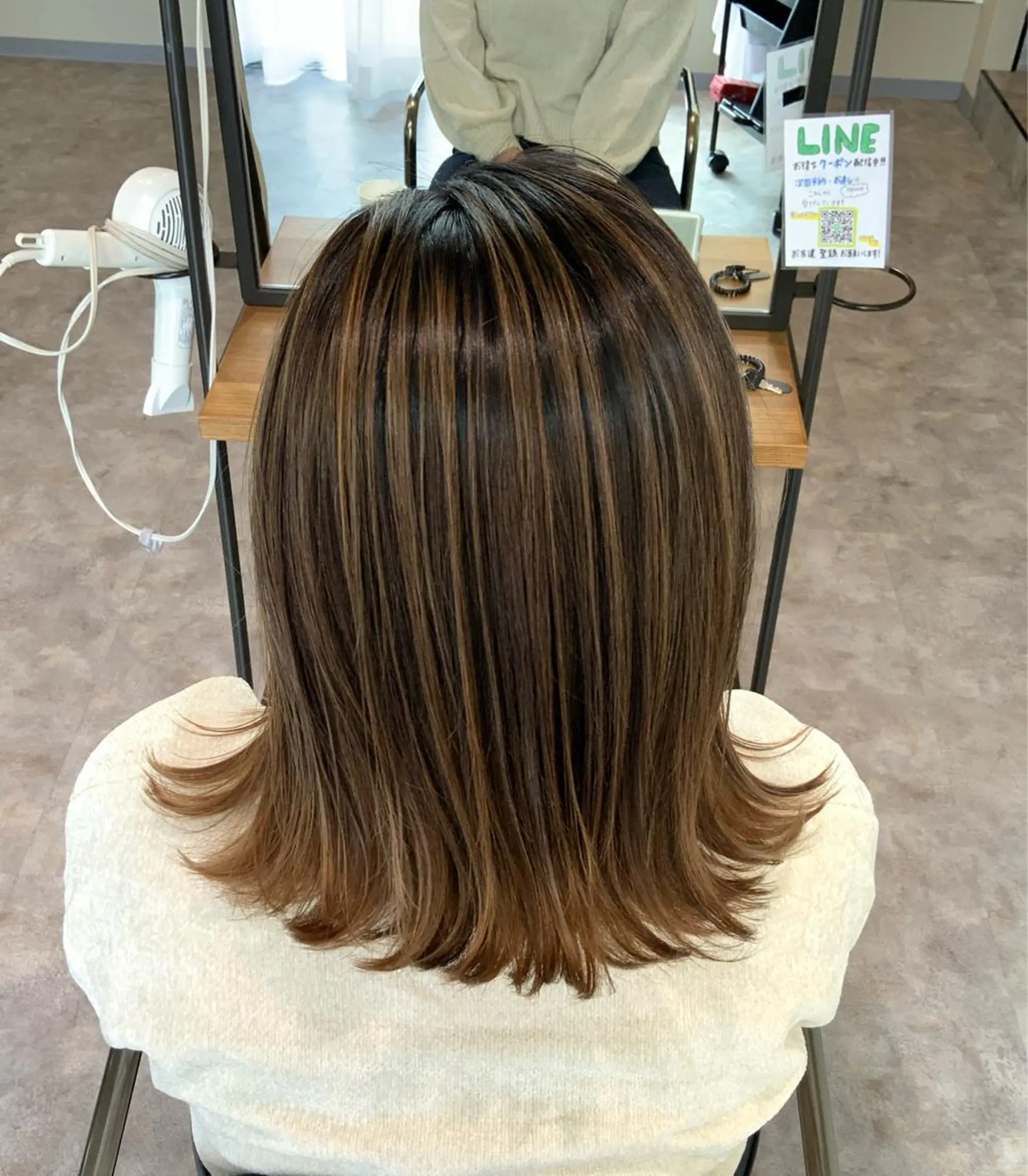 ミディアム ハイライト レイヤーカット 🍀favori🍀 kanekoのヘアスタイル