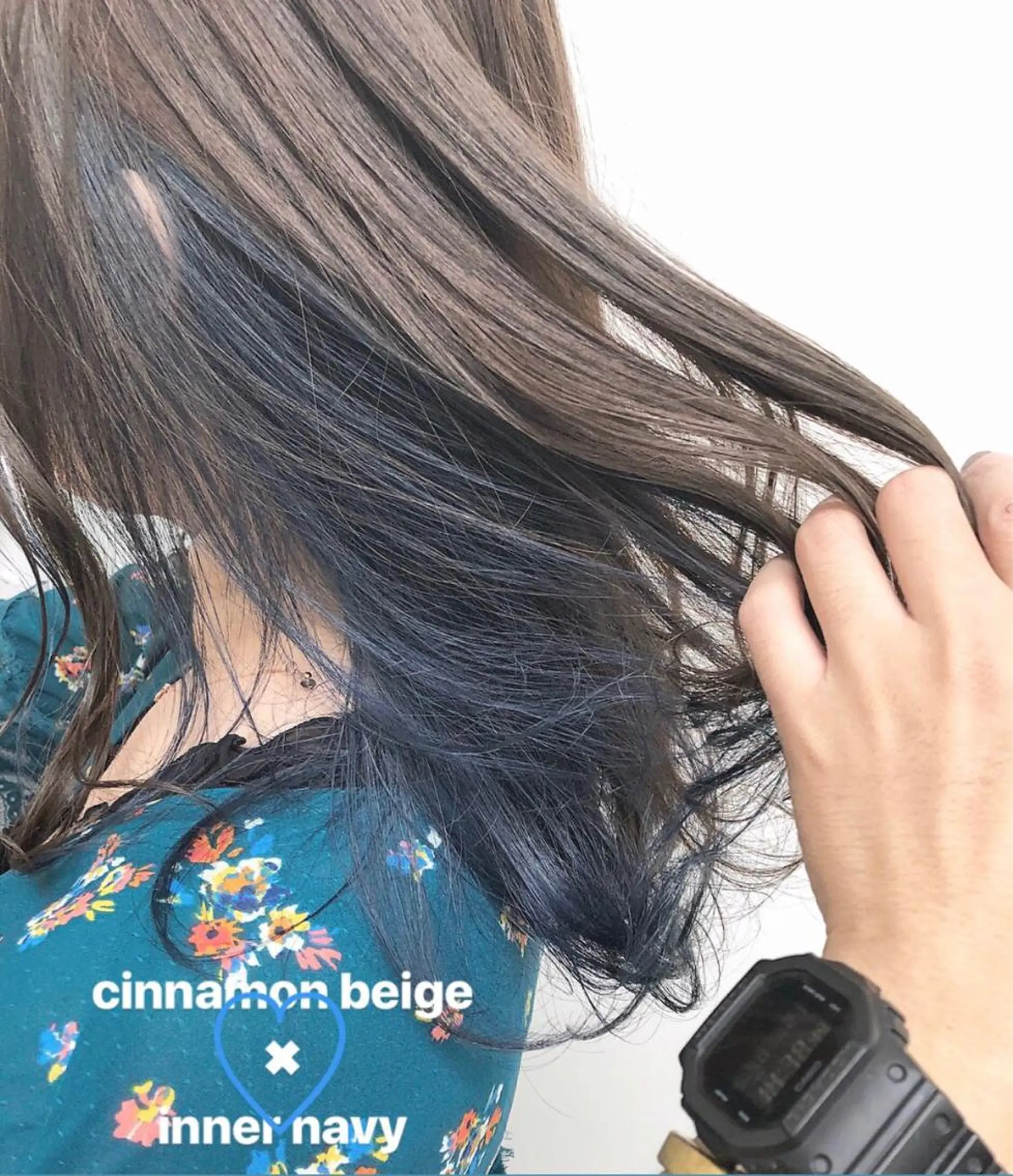 ミディアム カラー autre所属・大久保 ひでなりのヘアスタイル