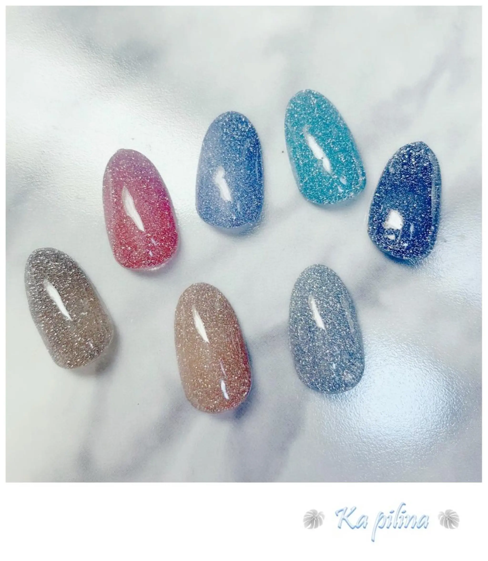 ネイル フラッシュネイル ハンドネイル Nail salon Ka pilinaのネイルデザイン