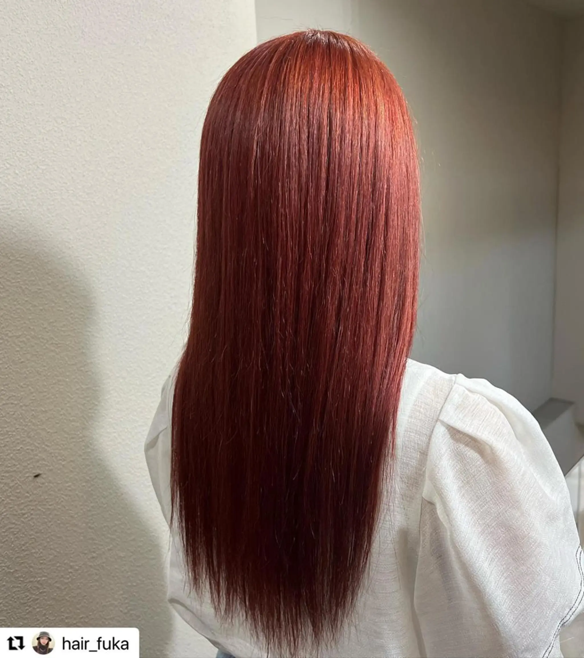 ミディアム カラー メンズ ダブルカラー オレンジ レッドカラー 🩷Eny terrace🩷のヘアスタイル