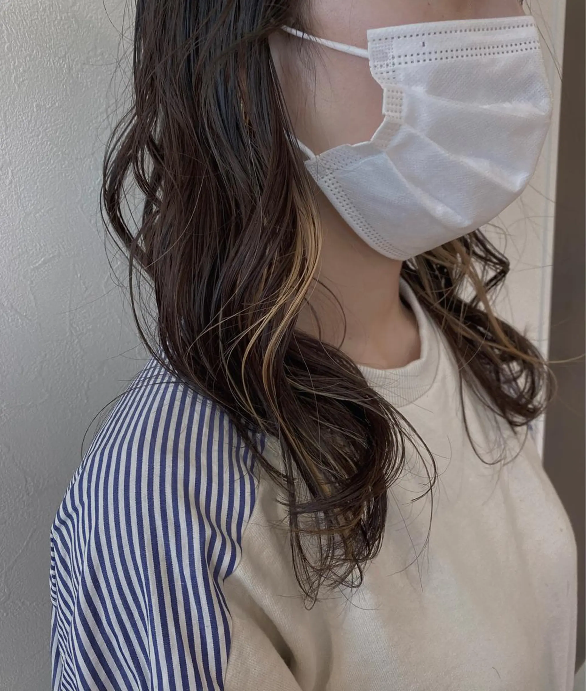 セミロング カット ヘアカラー トリートメント 髪質改善/shuki 韓国/代表取締役のヘアスタイル