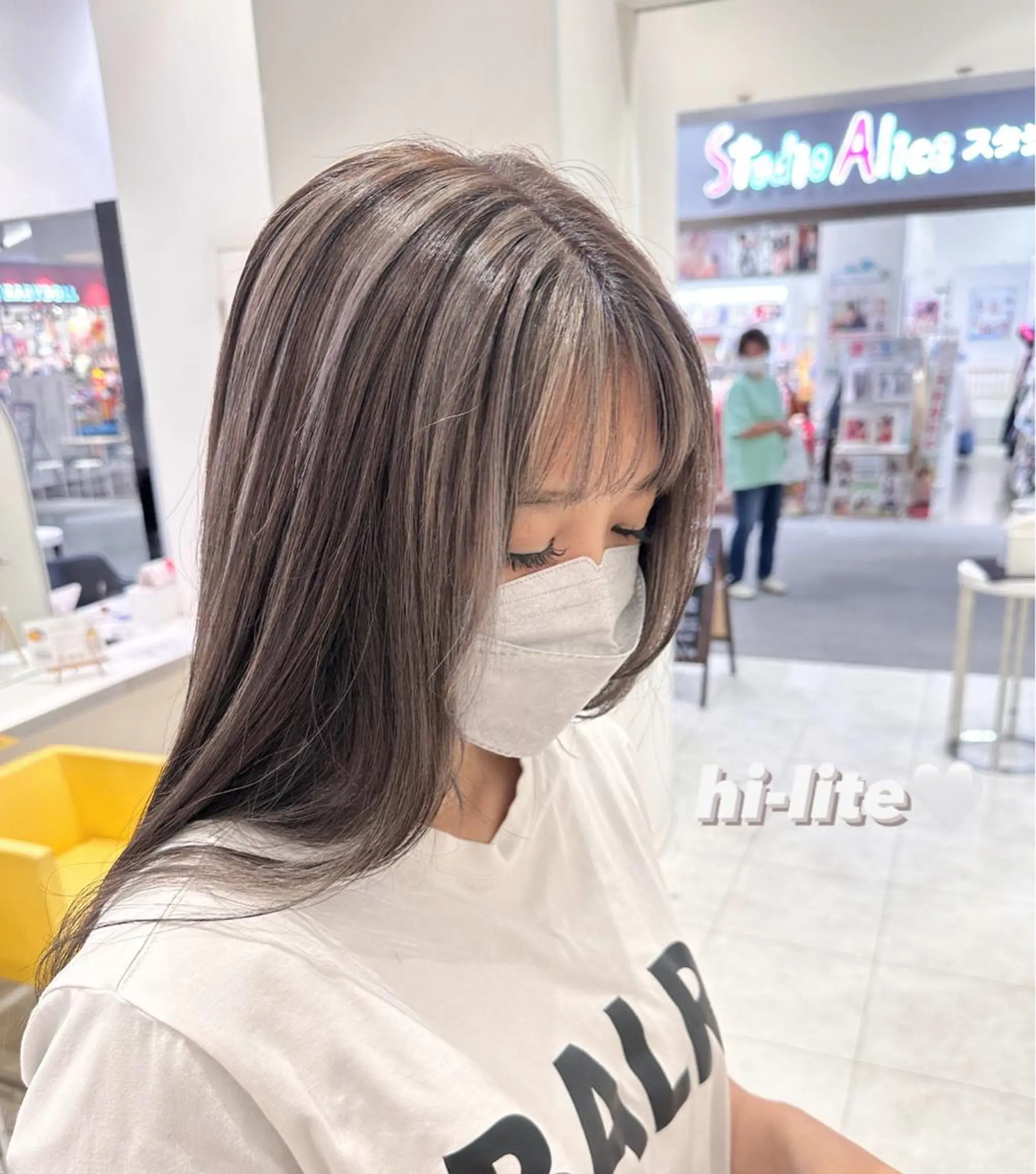 ロング カット ヘアカラー トリートメント GOAT_茅ヶ崎 キシ サクラのヘアスタイル