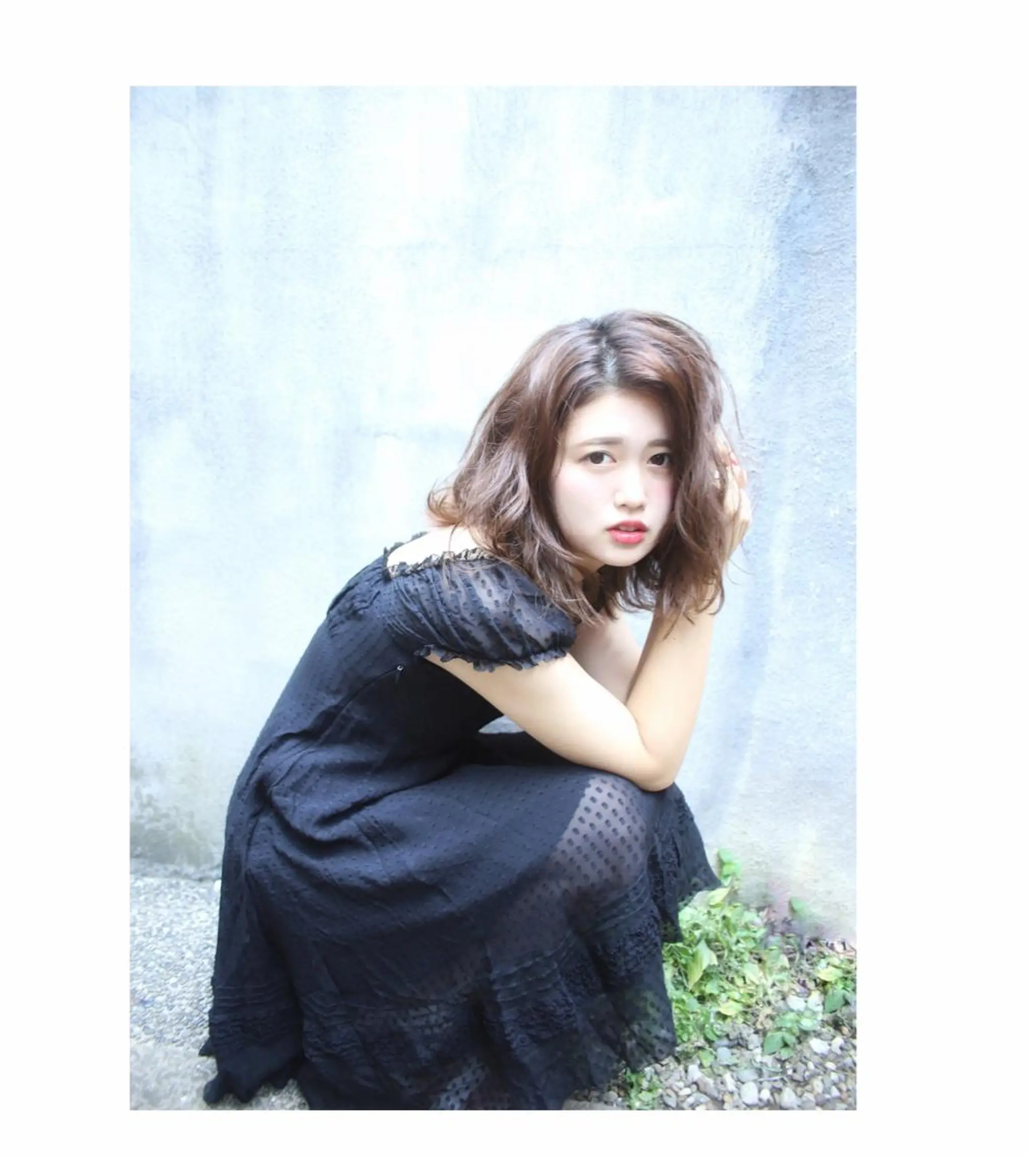 ミディアム カラー vato マンツーマンサロンのヘアスタイル