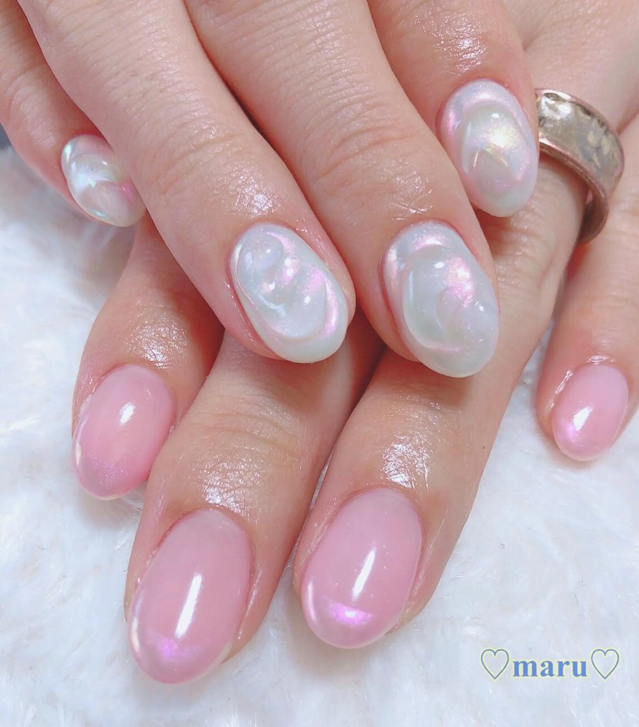 ネイル ハンドネイル フットネイル まるみ ♡のネイルデザイン