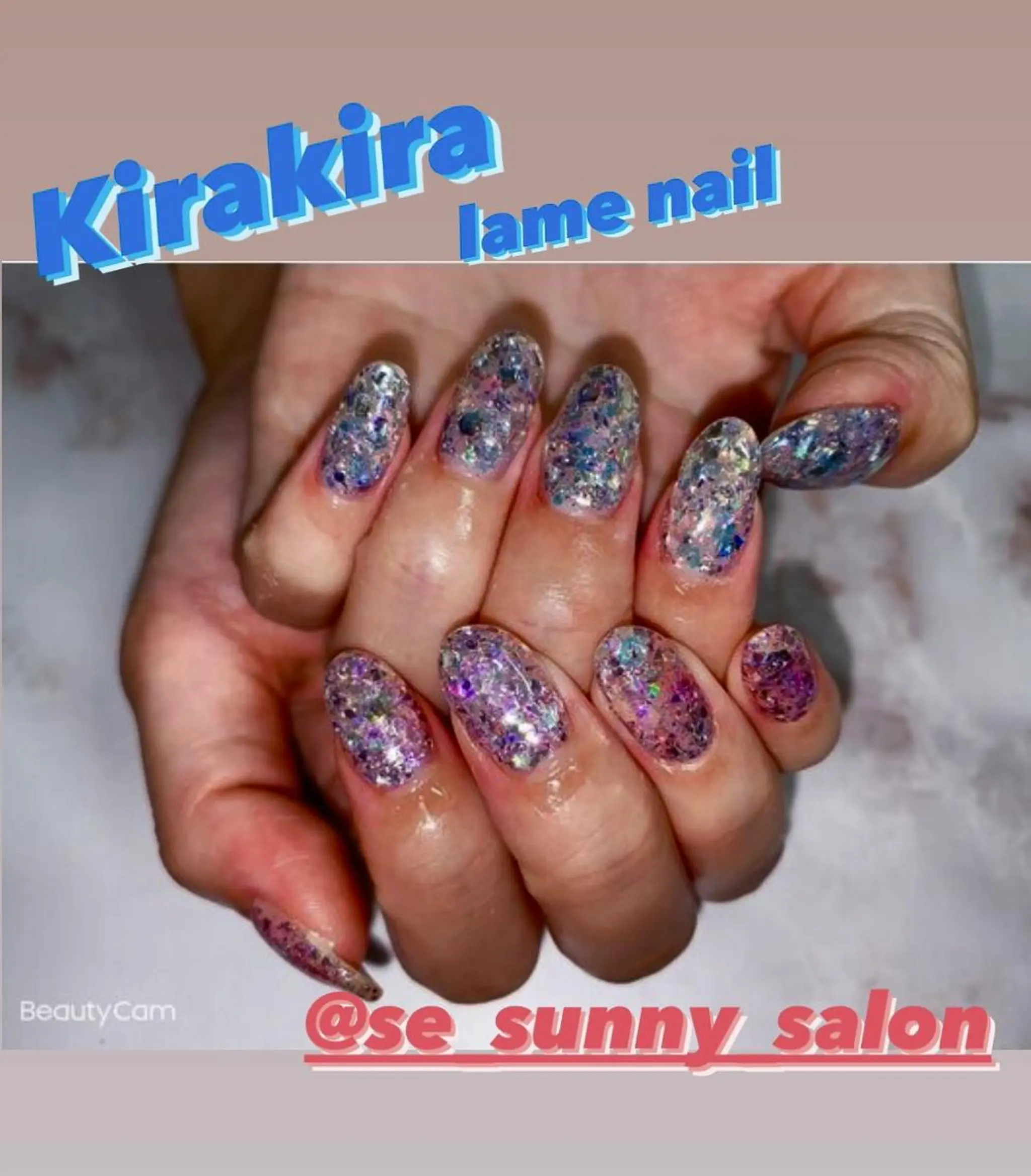 ネイル ラメ(グリッター) SESUNNY セサニー　AYUKAのマツエク・マツパデザイン