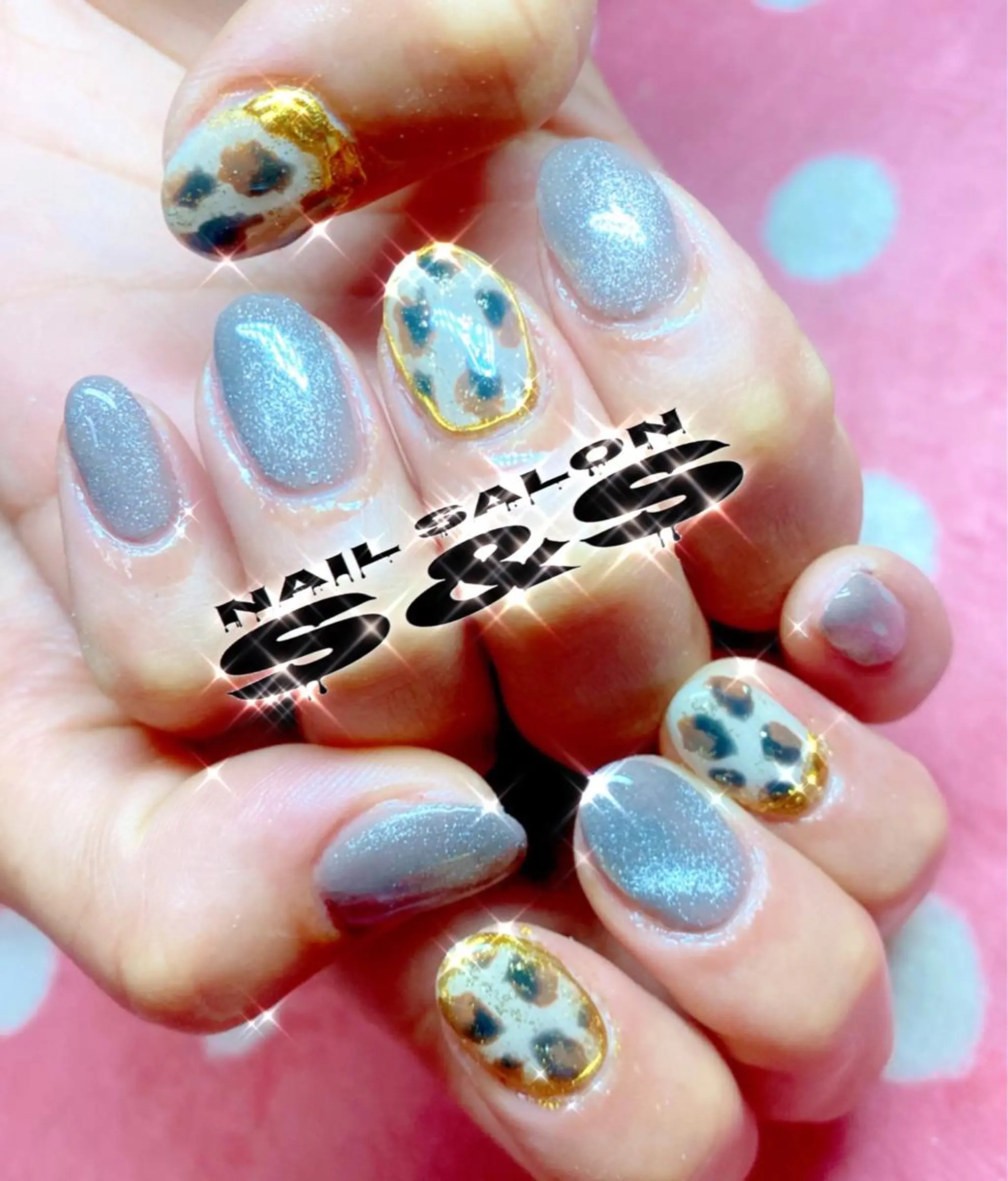 ネイル アニマル柄 長さ出し メンズネイル 持ち込み スカルプネイル S&S 村田小百合のネイルデザイン