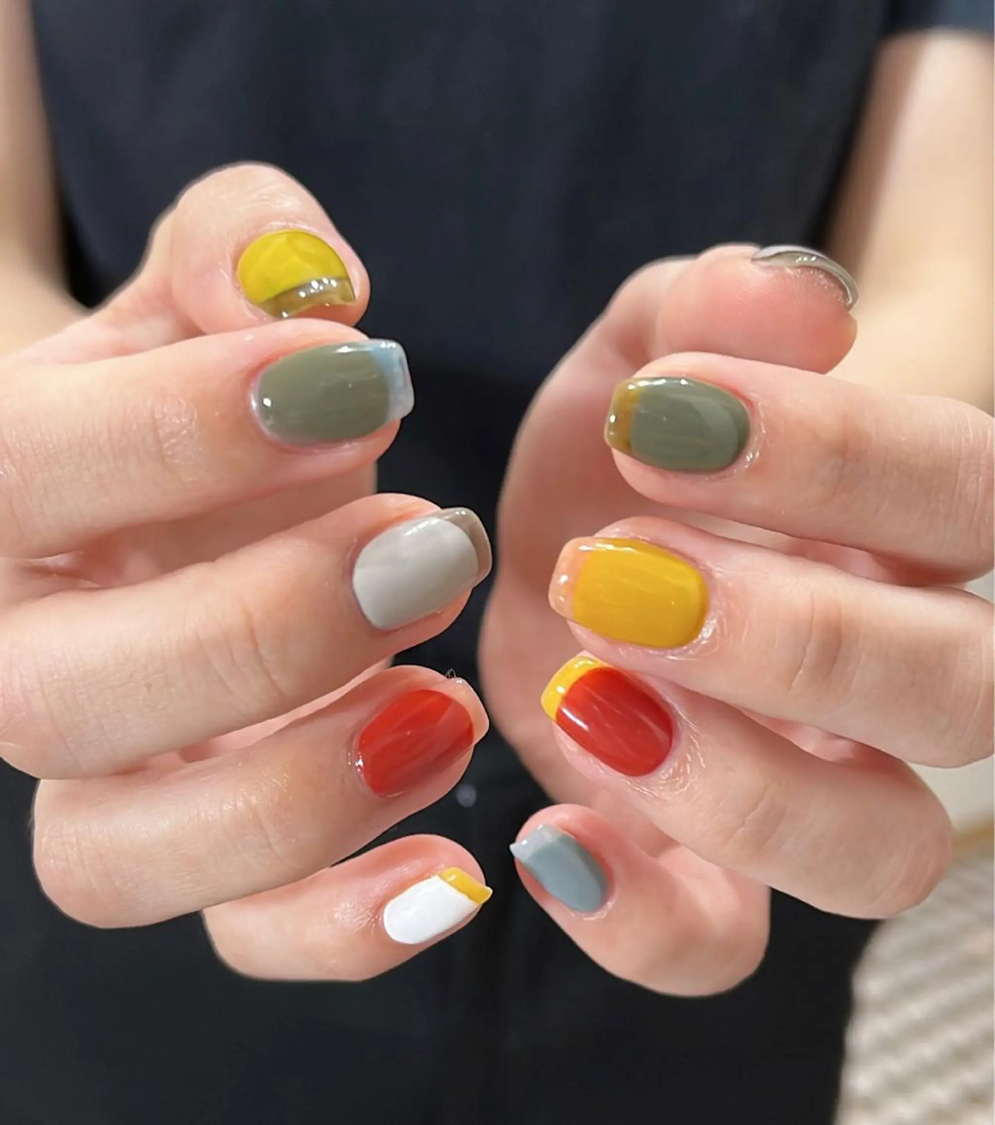 ネイル クリアネイル フレンチネイル ハンドネイル 梶山 美月のネイルデザイン